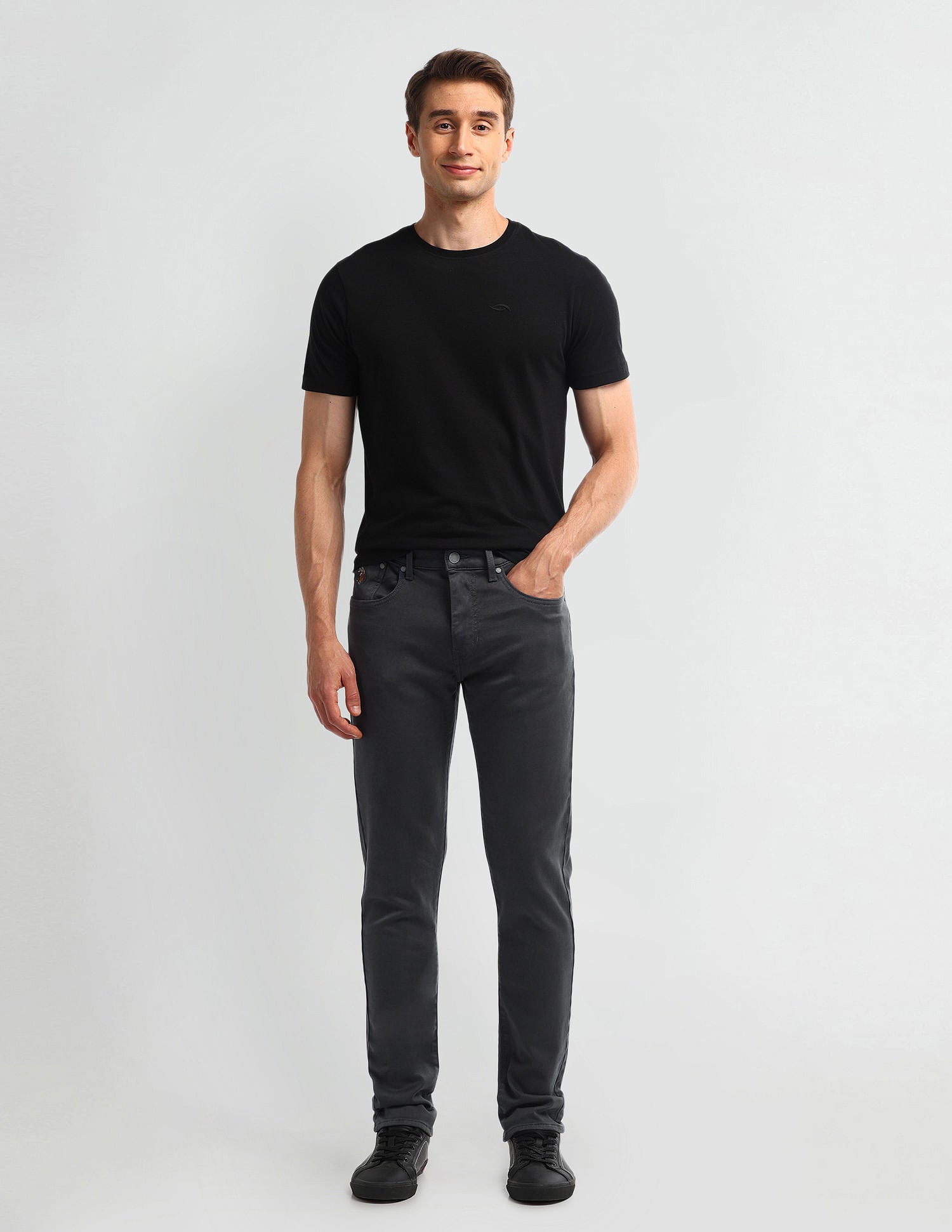 Slim Tapered Grey Jeans Grey - U.S. POLO ASSN. | Large