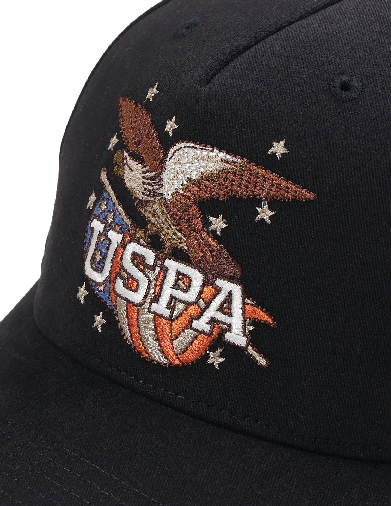 Graphic Brand Embroidered Cap Black - U.S. Polo Assn. India | Large