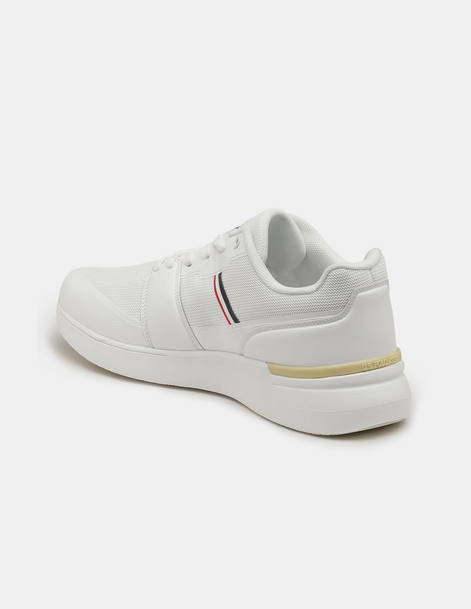 Round Toe Lace Ups Momentum 160 Sneakers White - U.S. Polo Assn. India | Large