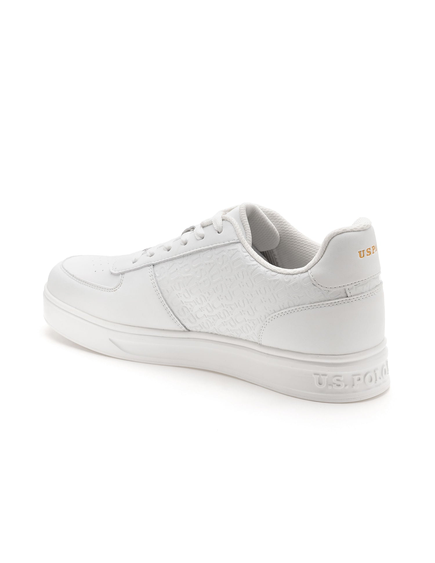 Men Jamen Solid Sneaker White - U.S. Polo Assn. India | Large