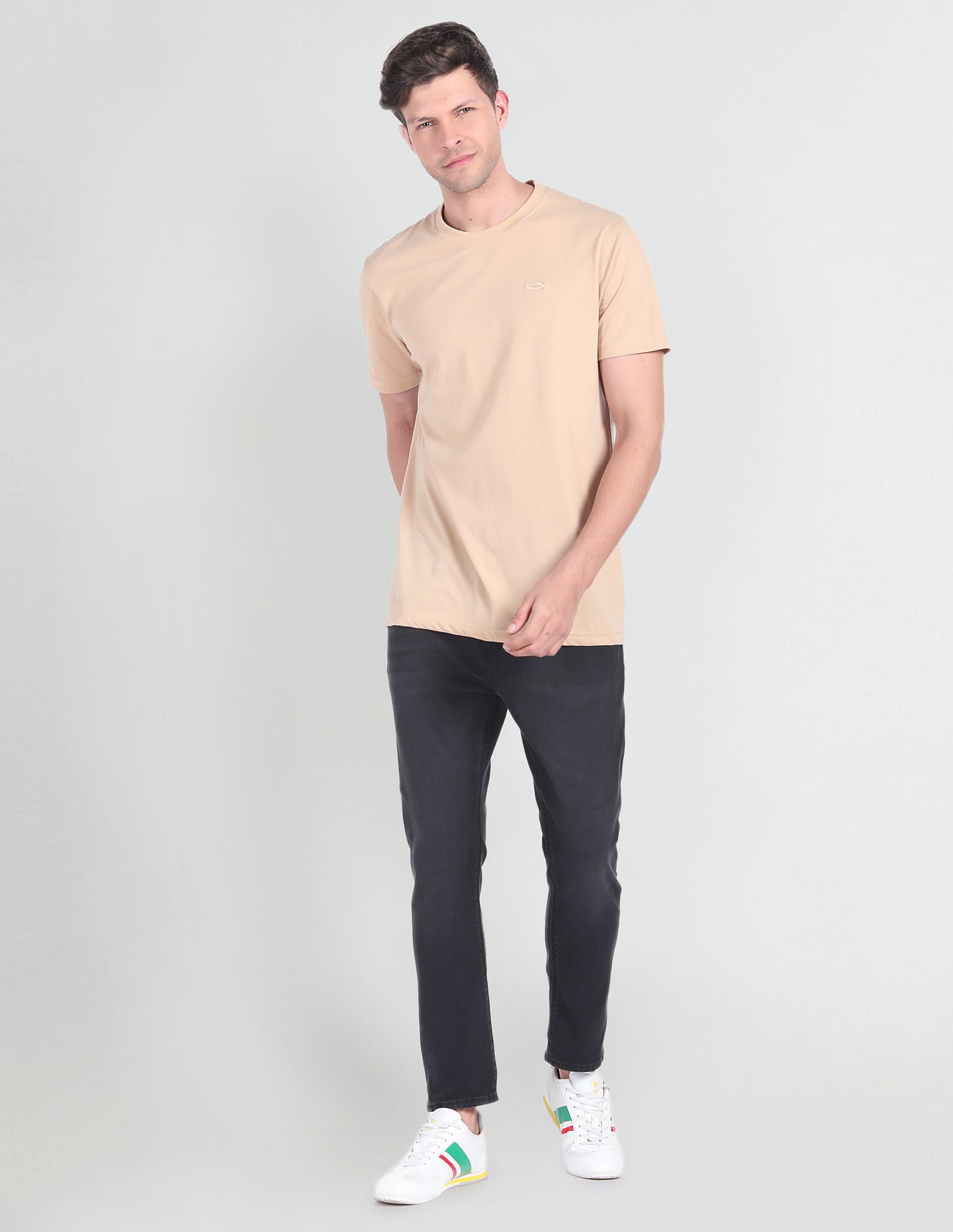 Henry Cropped Fit Black Jeans Black - U.S. Polo Assn. India | Large