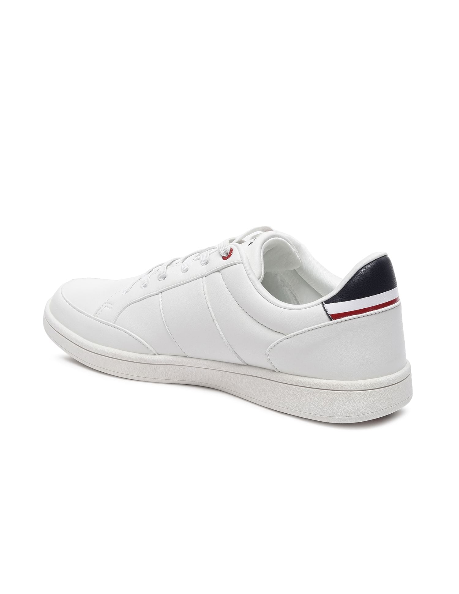 Solid Panelled Ulrin Sneakers Off White - U.S. Polo Assn. India | Large