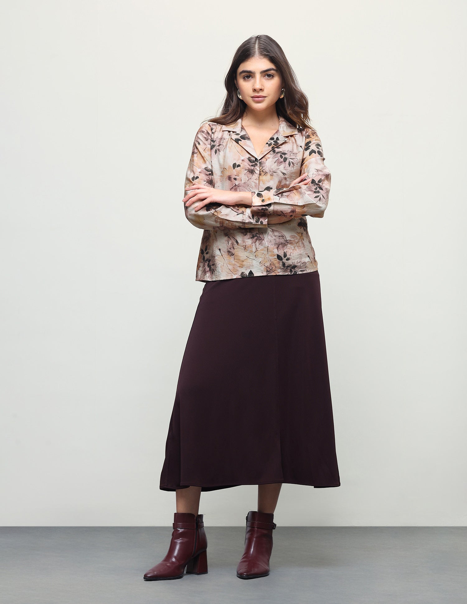Floral Printed Relaxed Fit Top Multicolour - U.S. Polo Assn. India | Large
