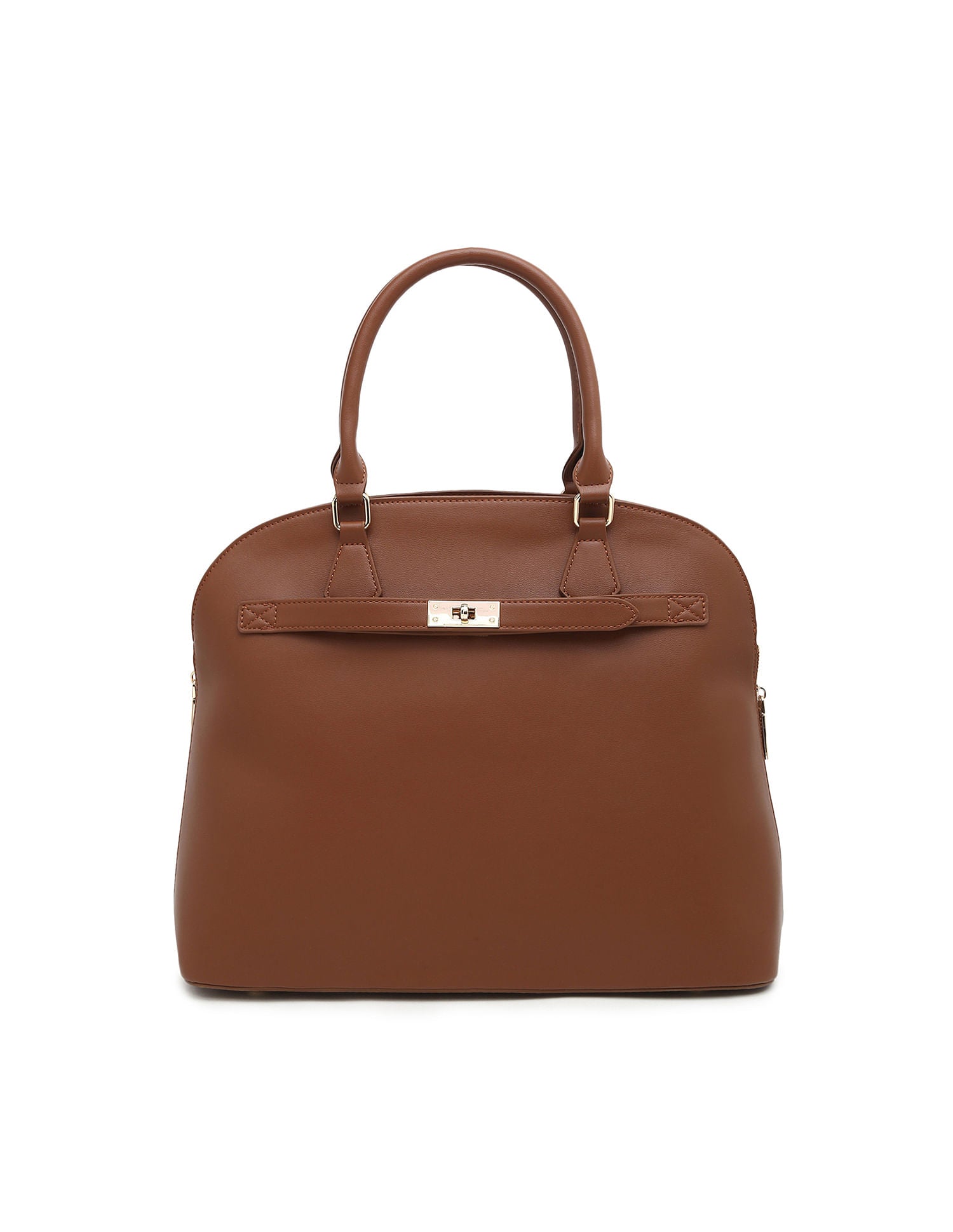 Women Alara Satchel Bag Tan - U.S. Polo Assn. India | Large
