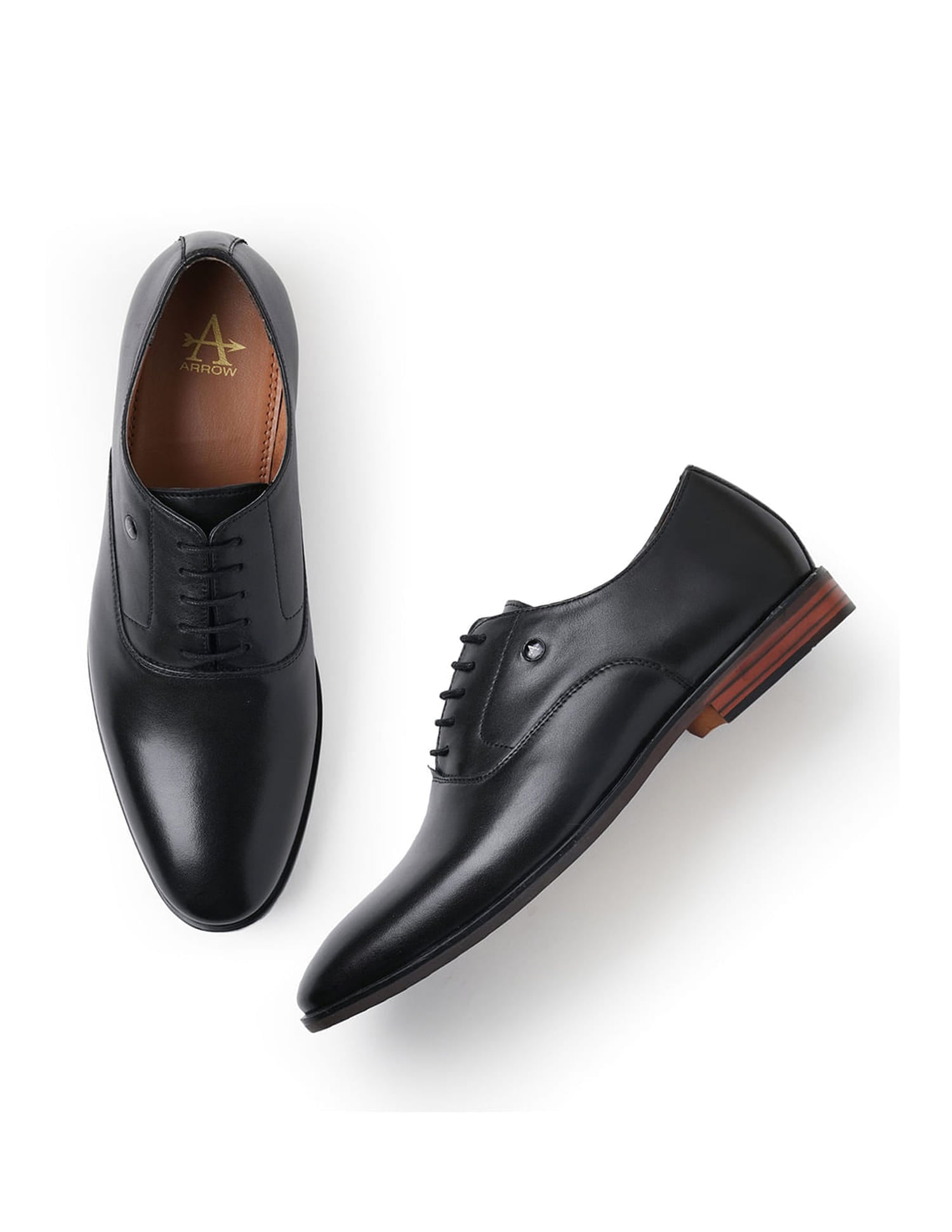 Pelican 3.0 Solid Leather Shoes Black - U.S. Polo Assn. India | Large