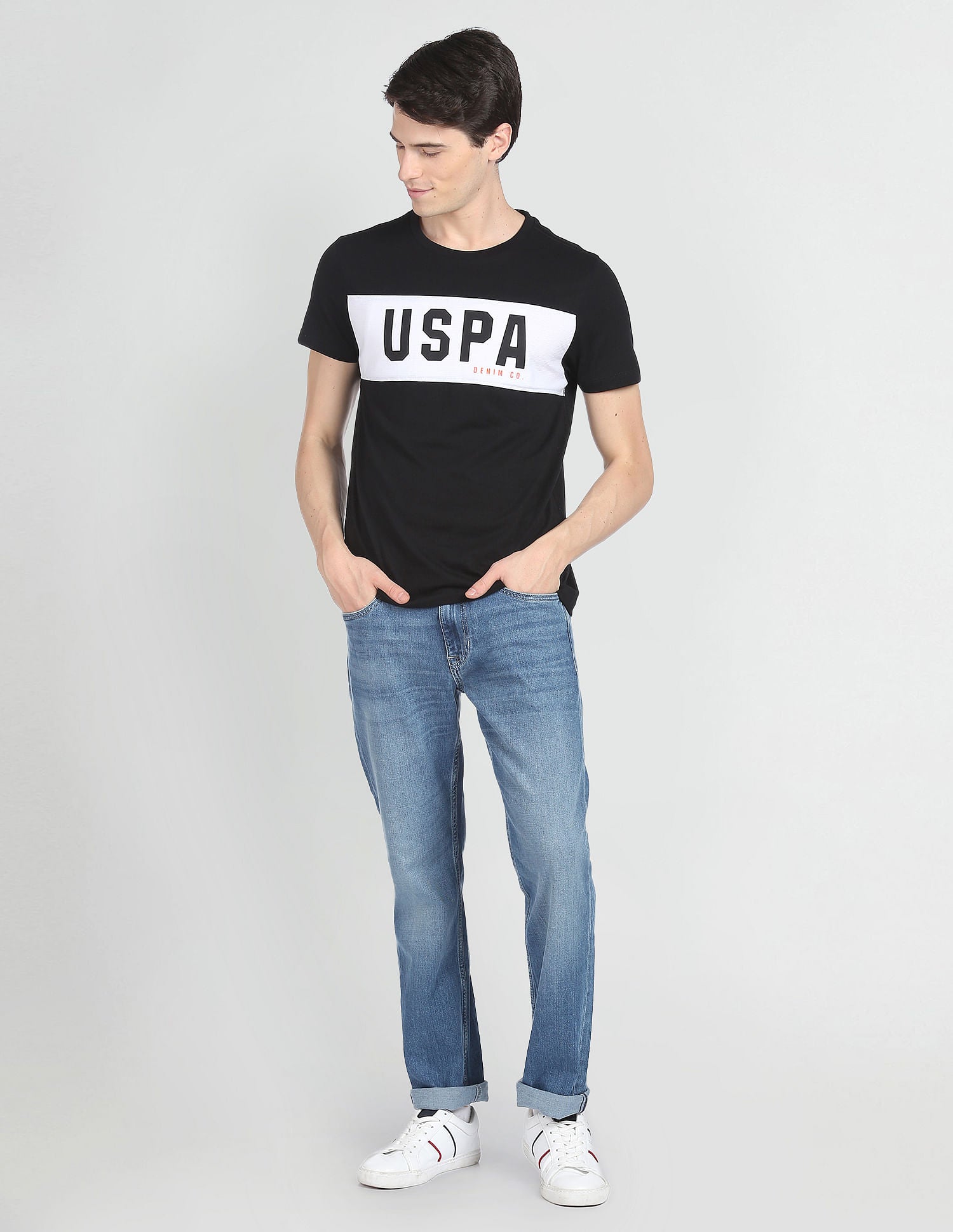 Slim Straight Authentic Jeans Blue - U.S. Polo Assn. India | Large