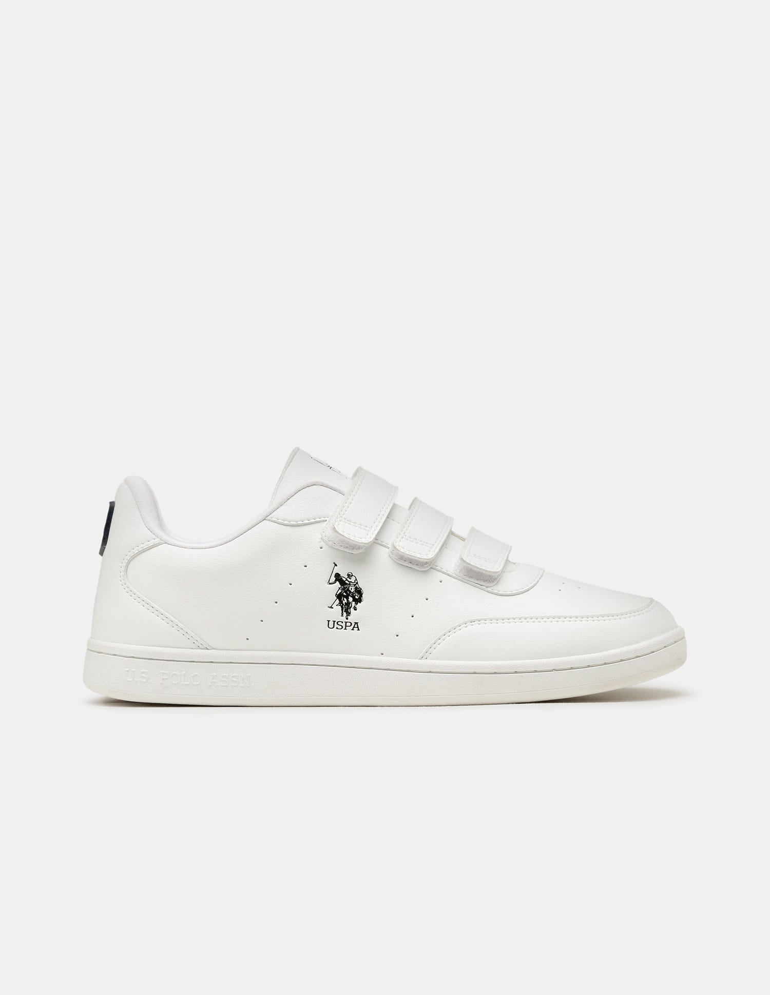 Men Elio Velcro Sneakers White - U.S. Polo Assn. India | Large