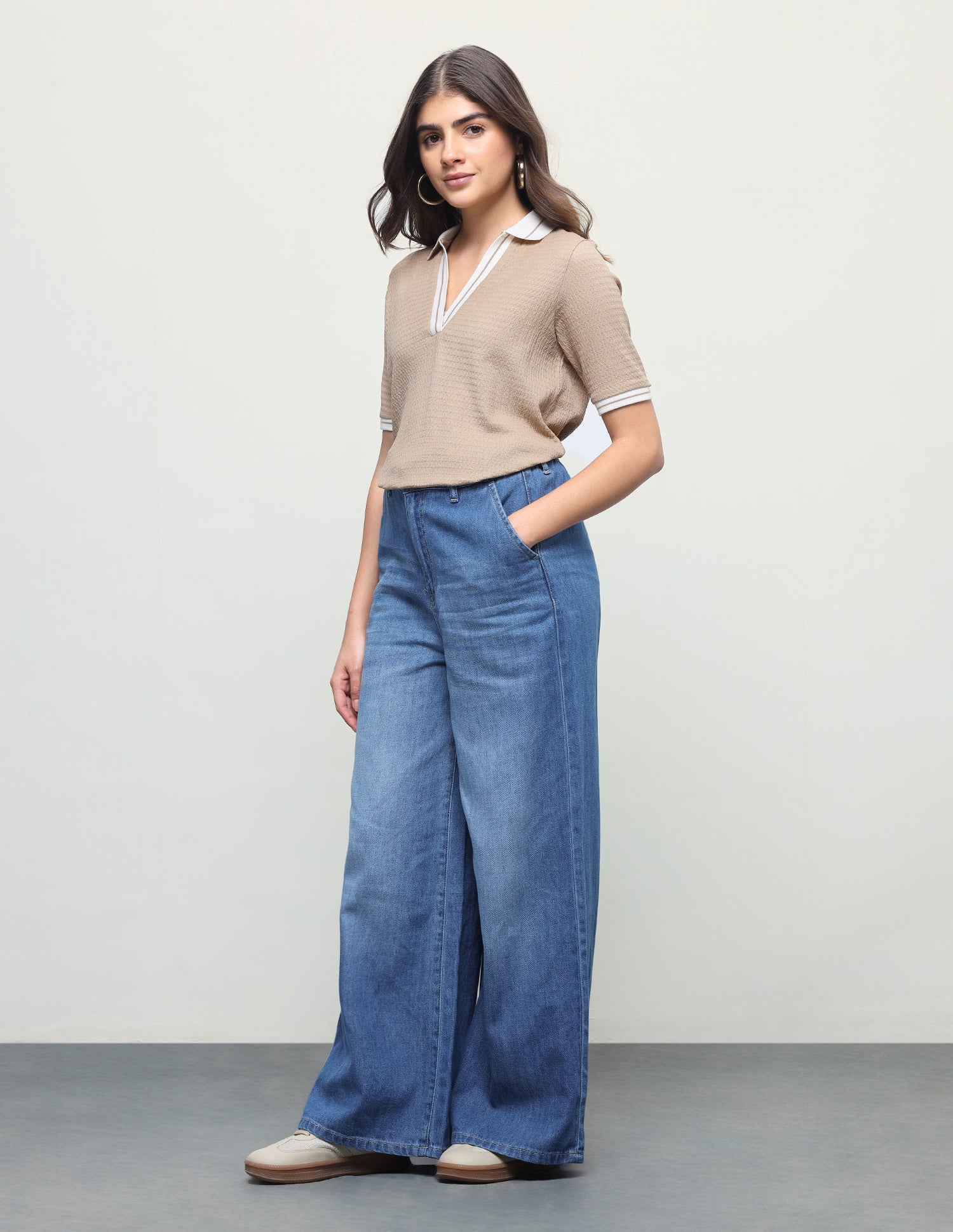 Baggy Fit Blue Jeans Blue - U.S. Polo Assn. India | Large