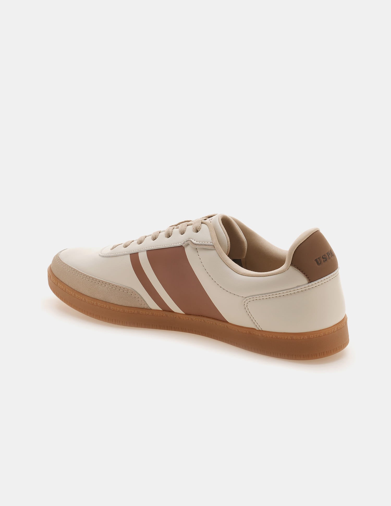 Men Hilton 2.0 Colourblocked Sneakers Beige - U.S. Polo Assn. India | Large