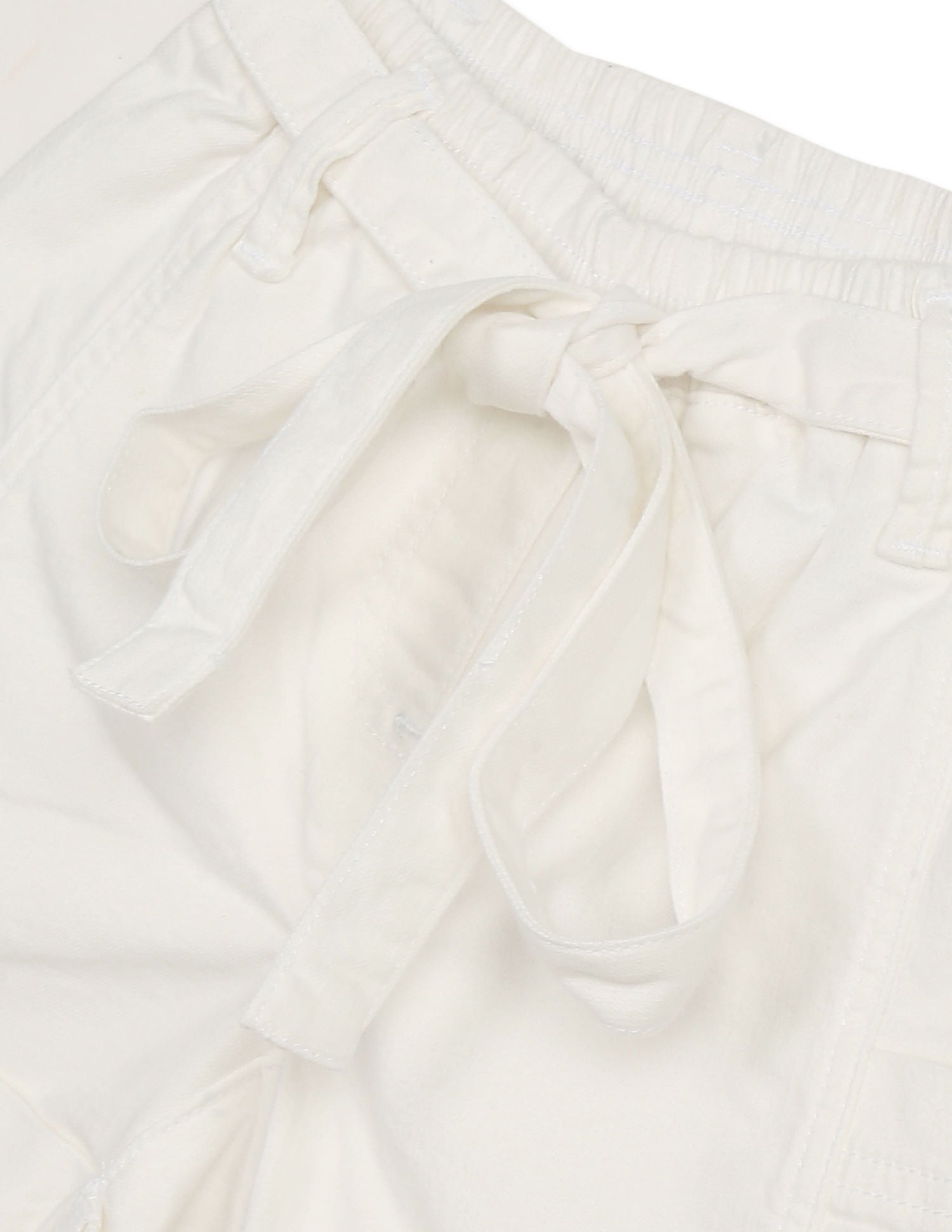 Mid Rise Solid Shorts Off-White - U.S. POLO ASSN. | Large