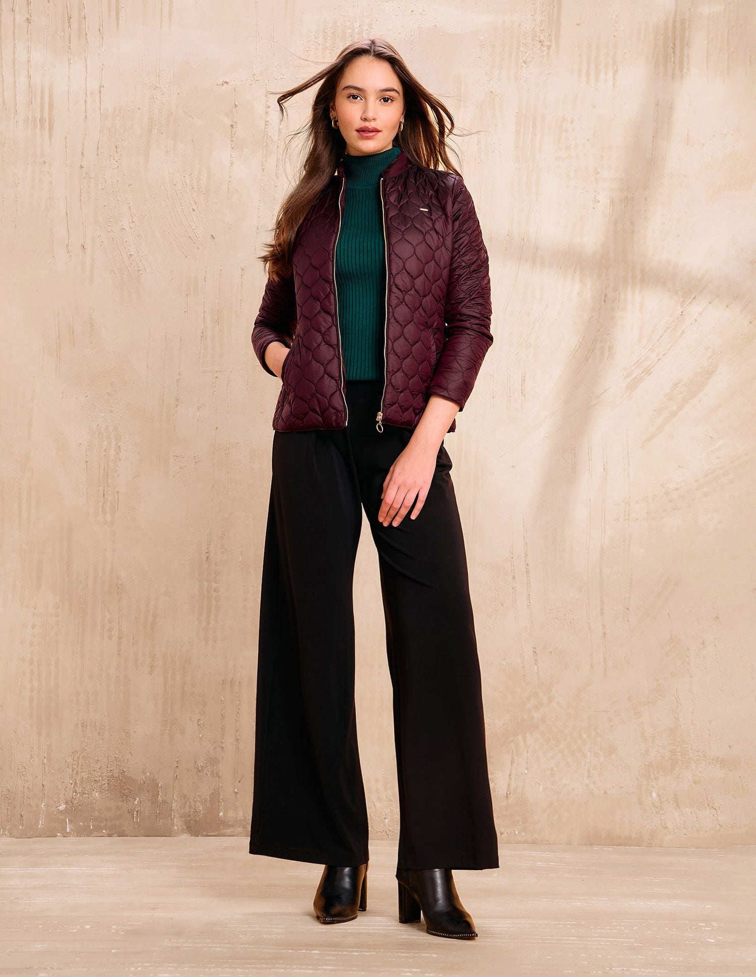 Solid Regular Fit Jacket Red - U.S. POLO ASSN. | Large