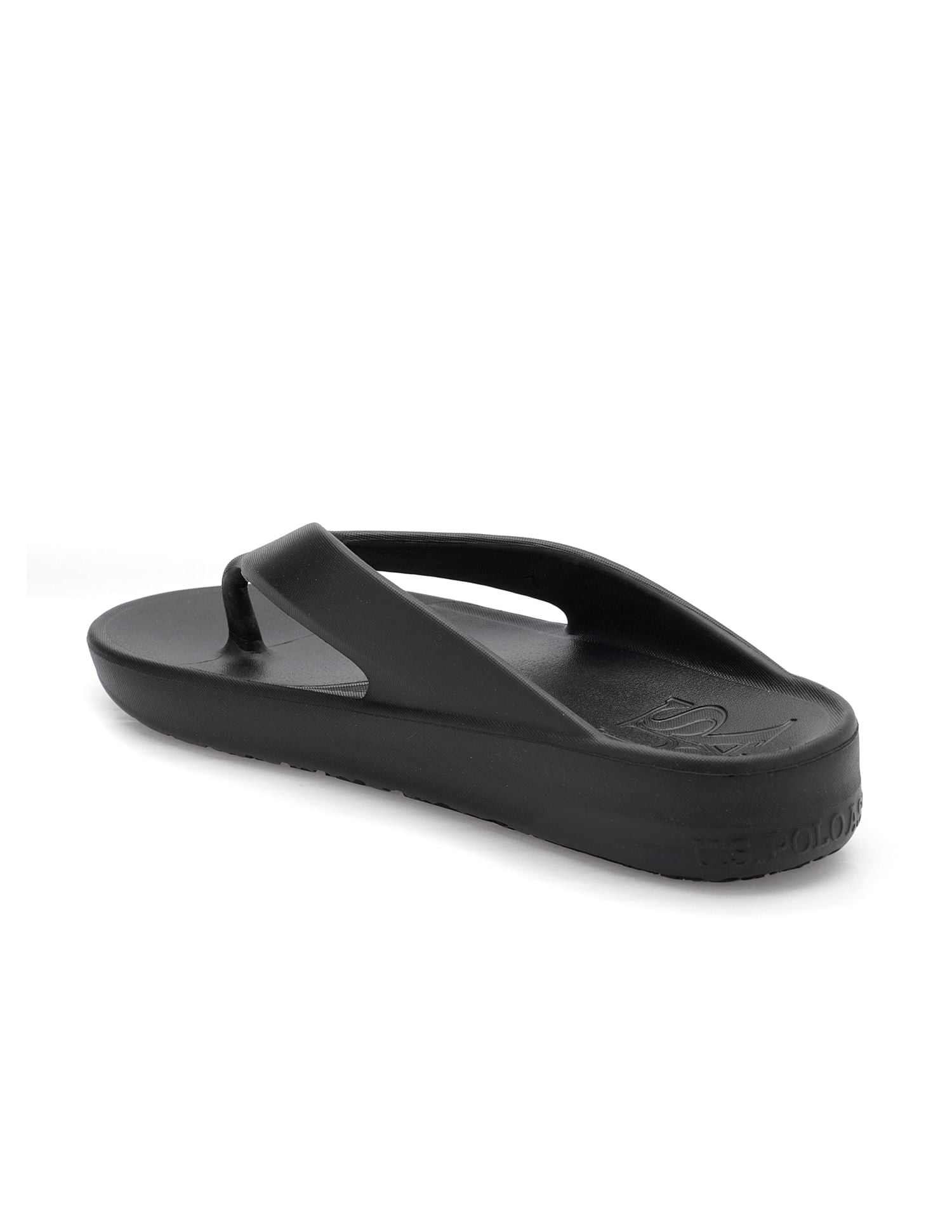 Men Axel Black Foam Walk Flip Flop Black - U.S. Polo Assn. India | Large
