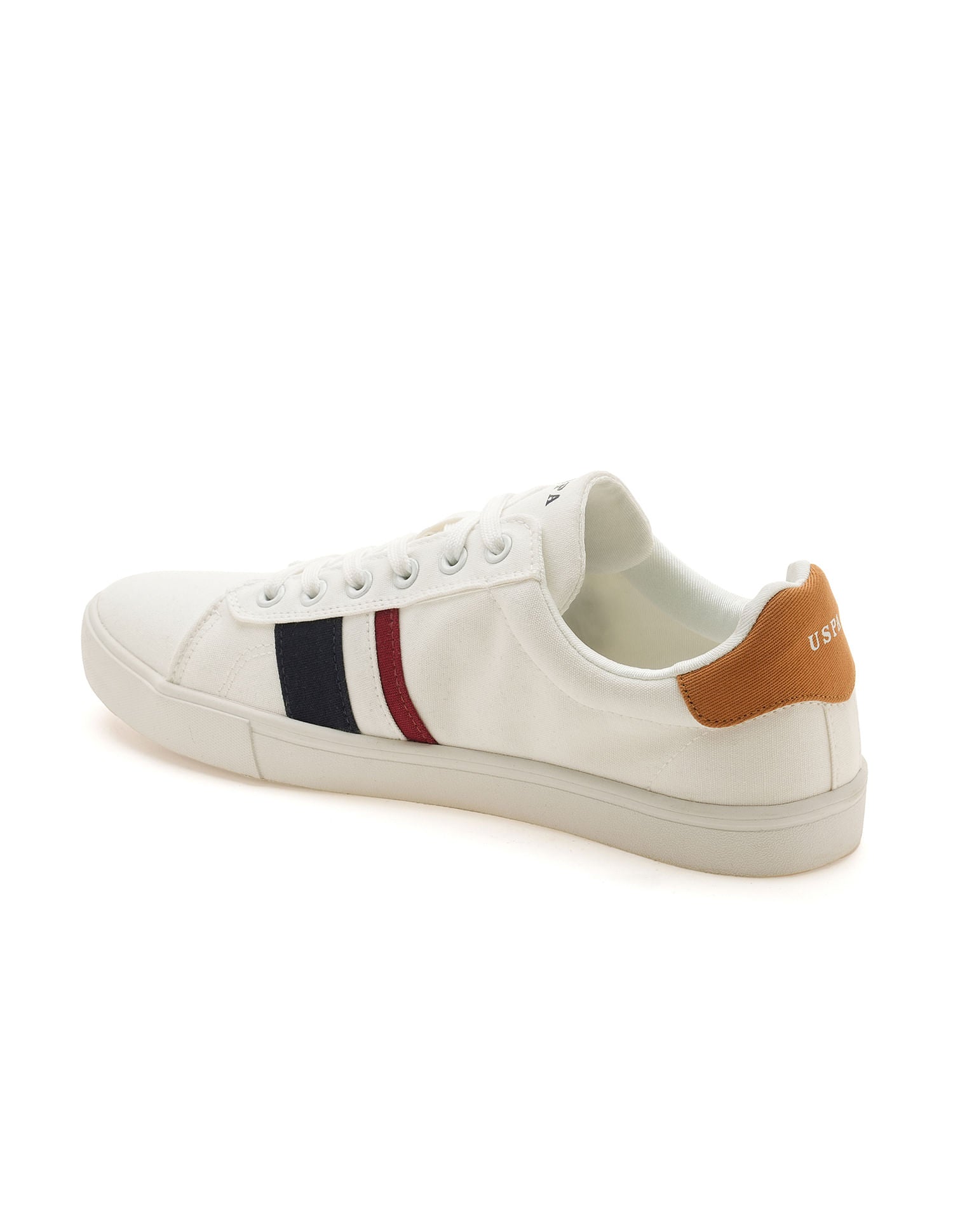 Striped Round Toe Abor 3.0 Sneakers Off White - U.S. POLO ASSN. | Large