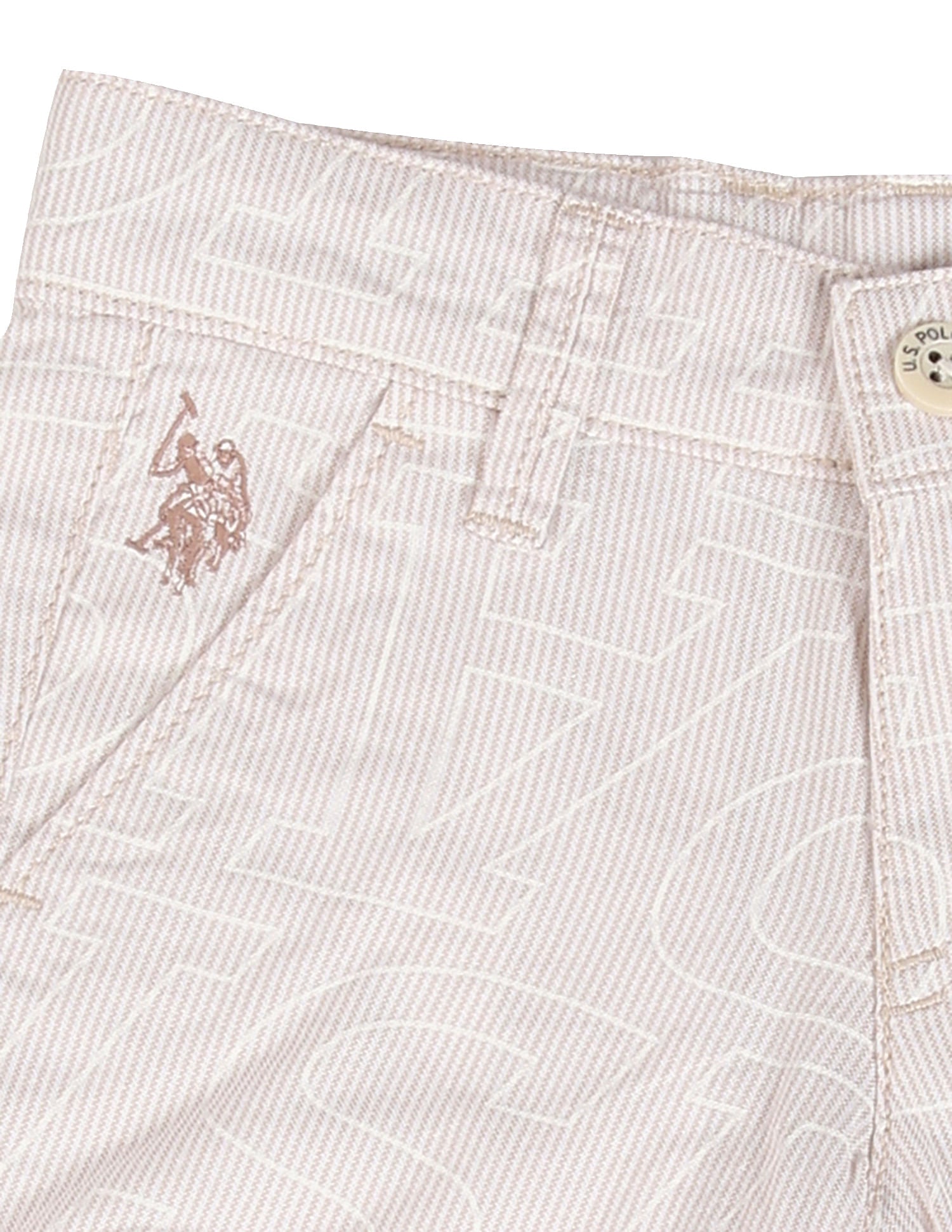 Boys All Over Print Shorts Beige - U.S. POLO ASSN. | Large