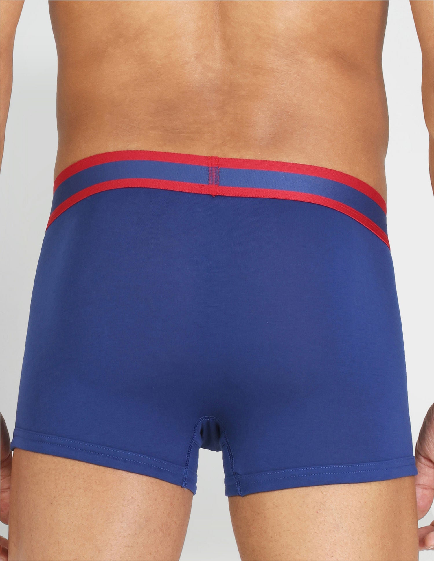 Cotton Spandex Solid I101 Premium Trunks - Pack Of 1 Sailor Navy - U.S. POLO ASSN. | Large