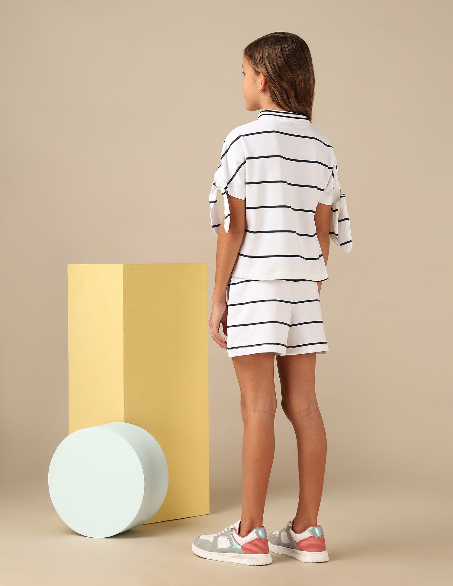 Girls Cruise Nautical Polo Shirt White - U.S. POLO ASSN. | Large