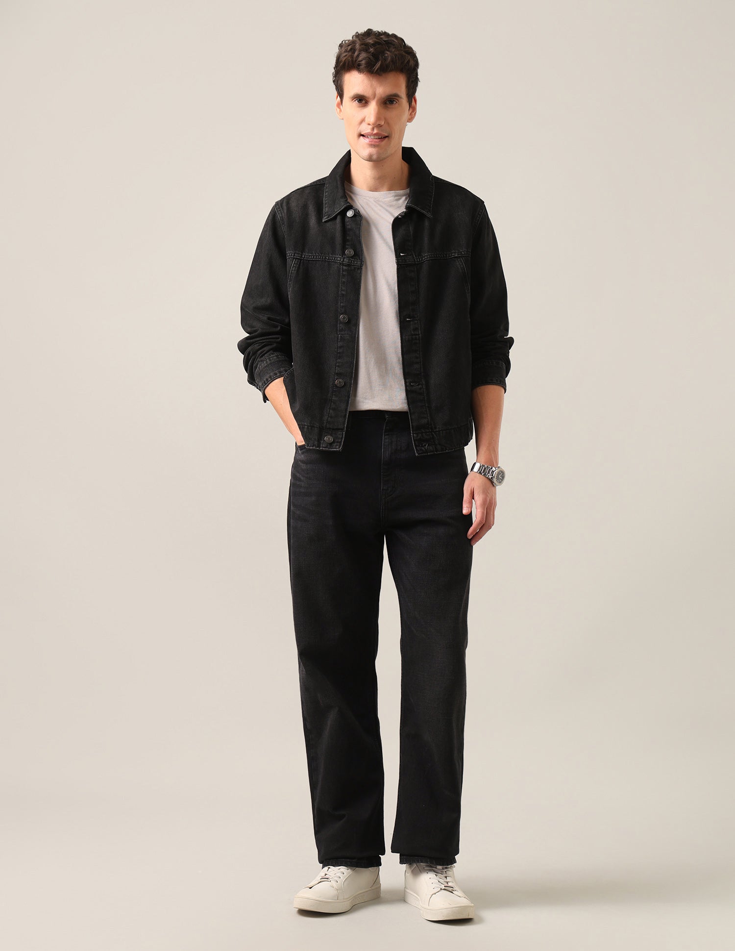 Logan Loose Straight Fit Black Jeans Washed Black - U.S. Polo Assn. India | Large