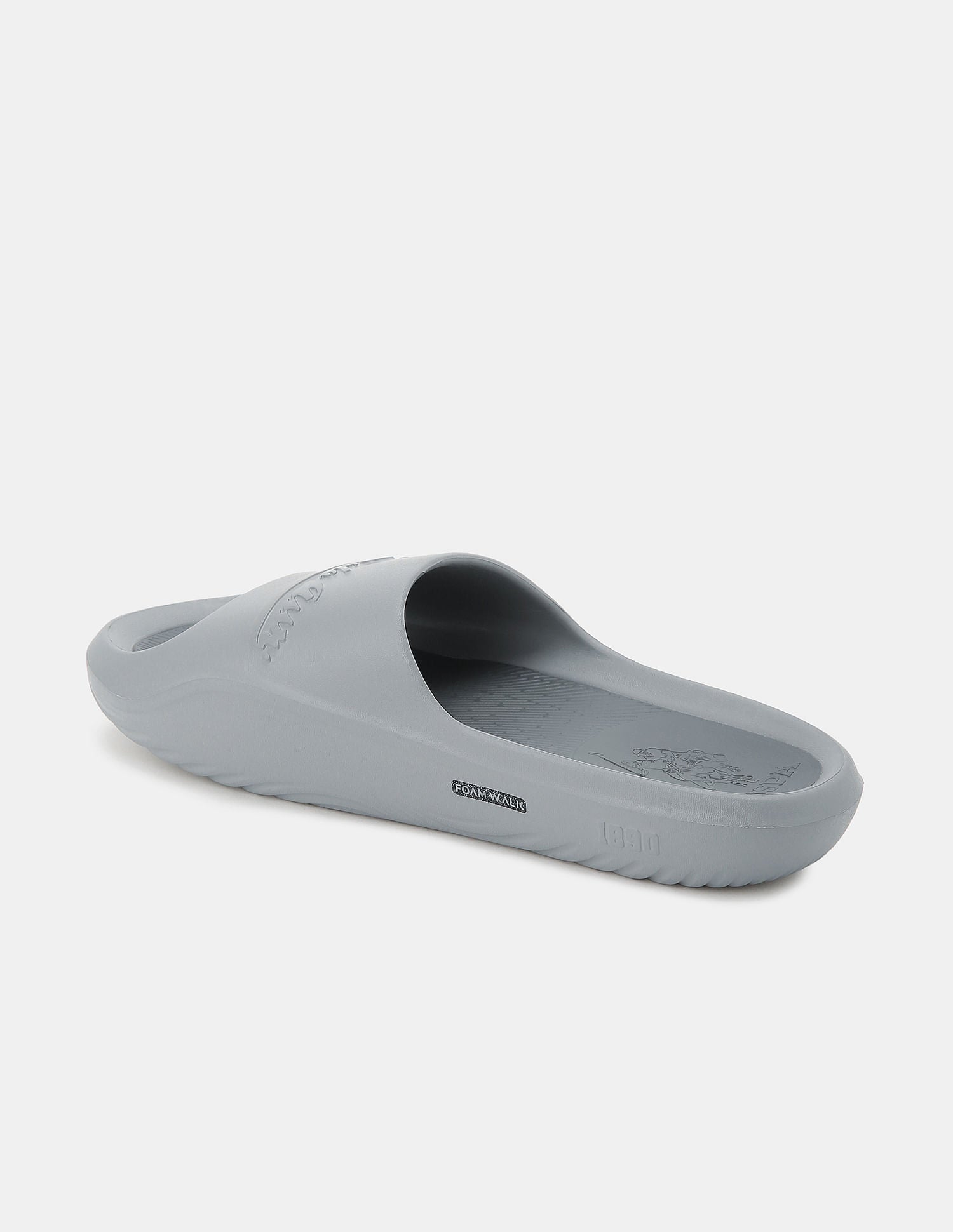 Men Arda Solid Sliders Grey - U.S. POLO ASSN. | Large