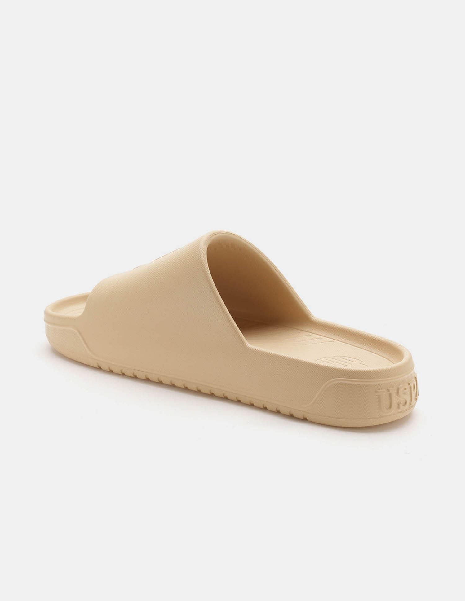 Men Palmer Open Toe Slippers Beige - U.S. Polo Assn. India | Large