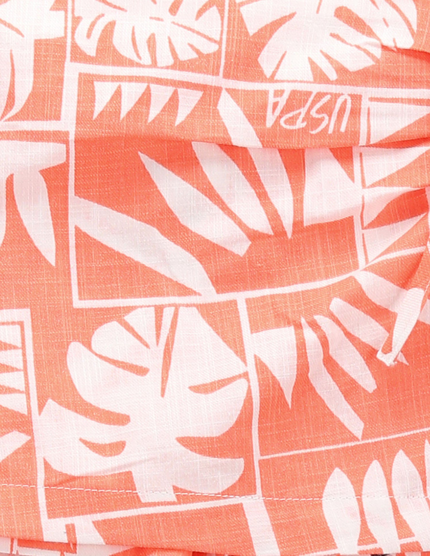 Girls Tropical Print Skort Light Orange - U.S. Polo Assn. India | Large