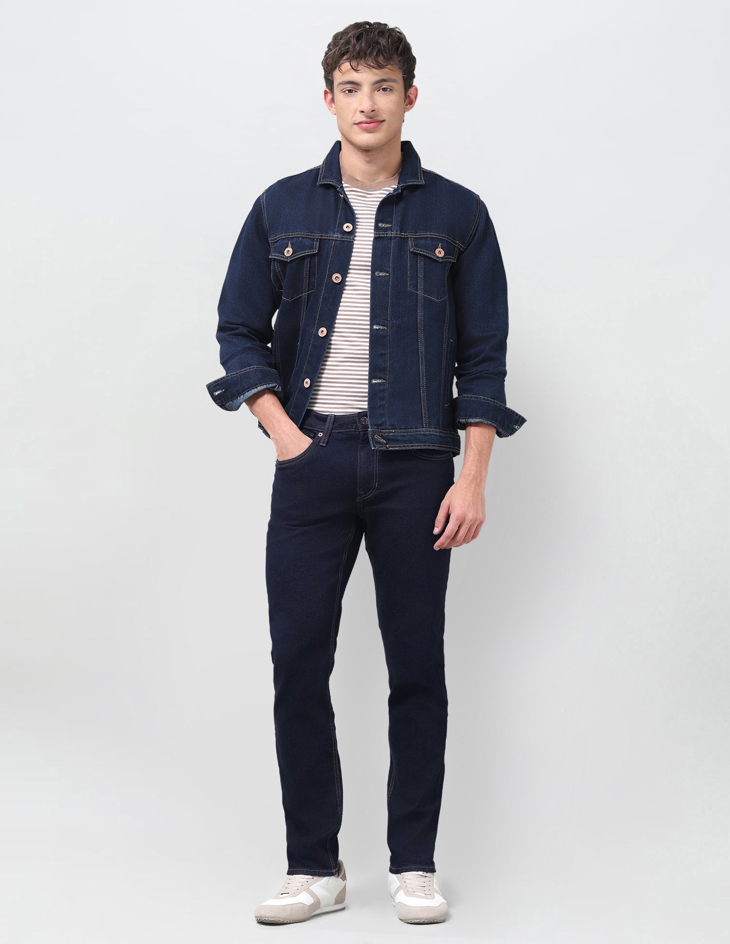 Brandon Slim-Tapered Fit Blue Jeans Dark Indigo - U.S. Polo Assn. India | Large