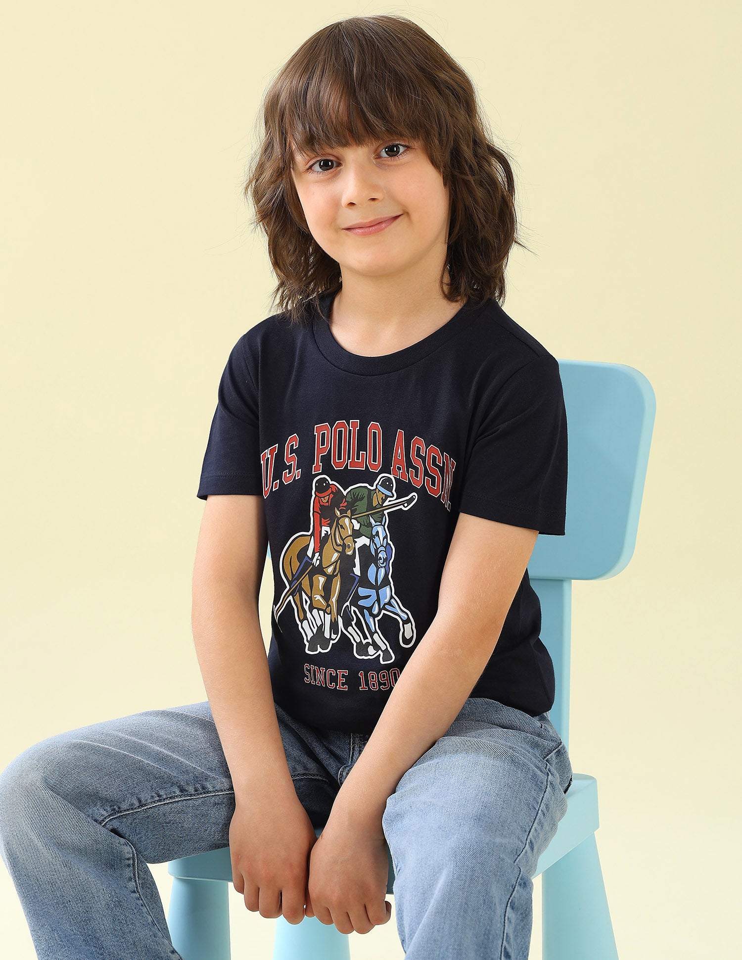 Graphic Brand Printed Regular Fit T-Shirt - Pack Of 2 Multi2 - U.S. Polo Assn. India | Large