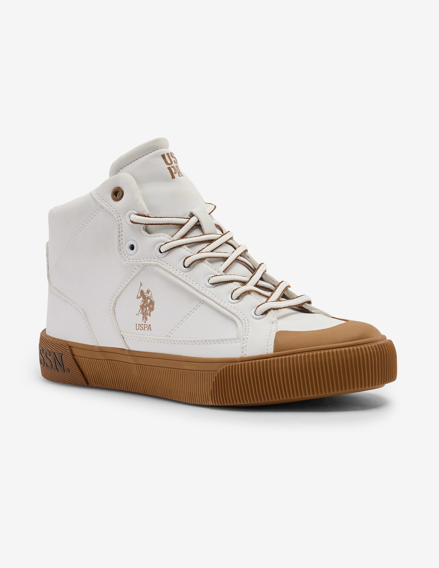 Ricon Mid Top Sneakers Off White - U.S. Polo Assn. India | Large