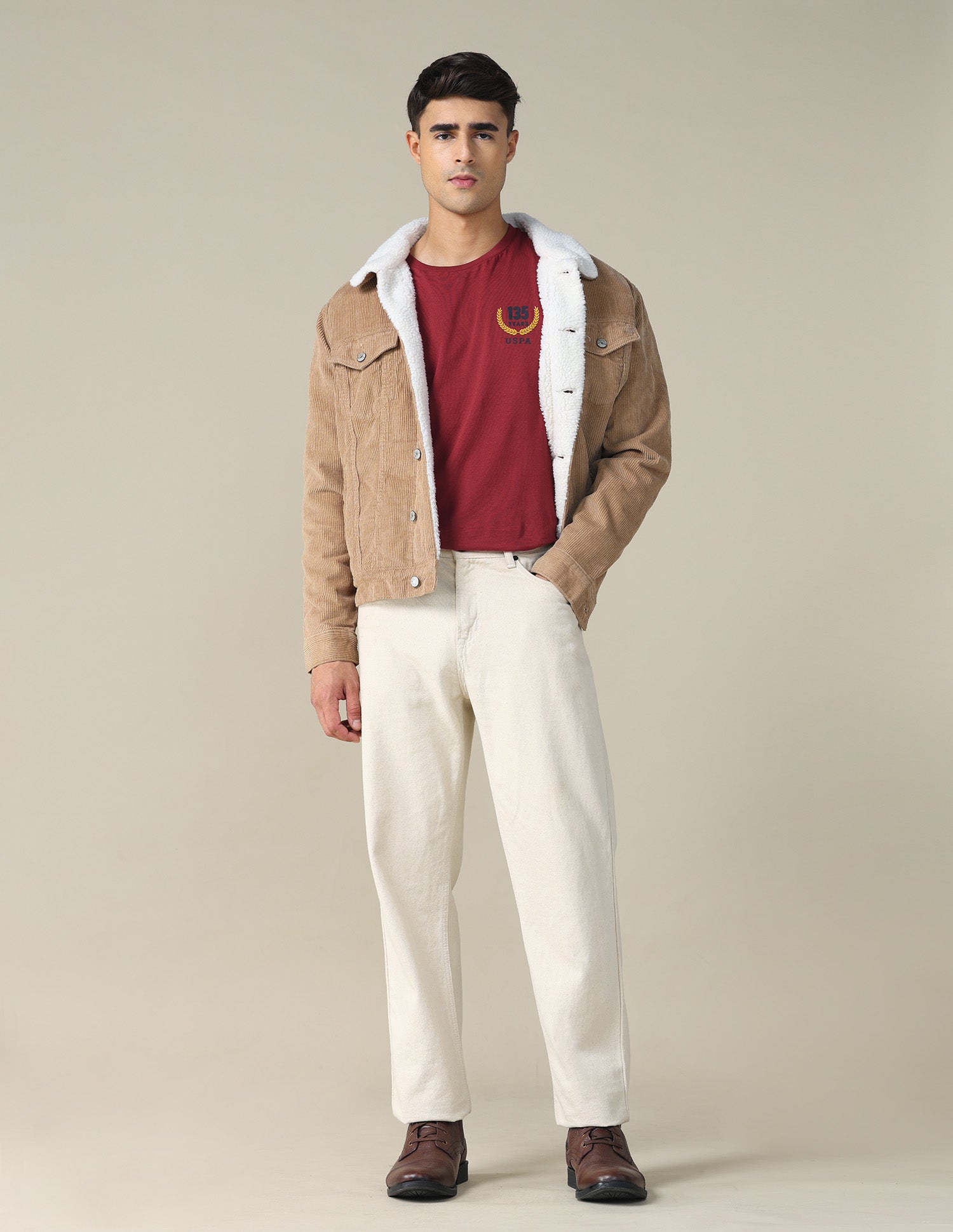 Regular Fit Solid T-shirt Red - U.S. POLO ASSN. | Large