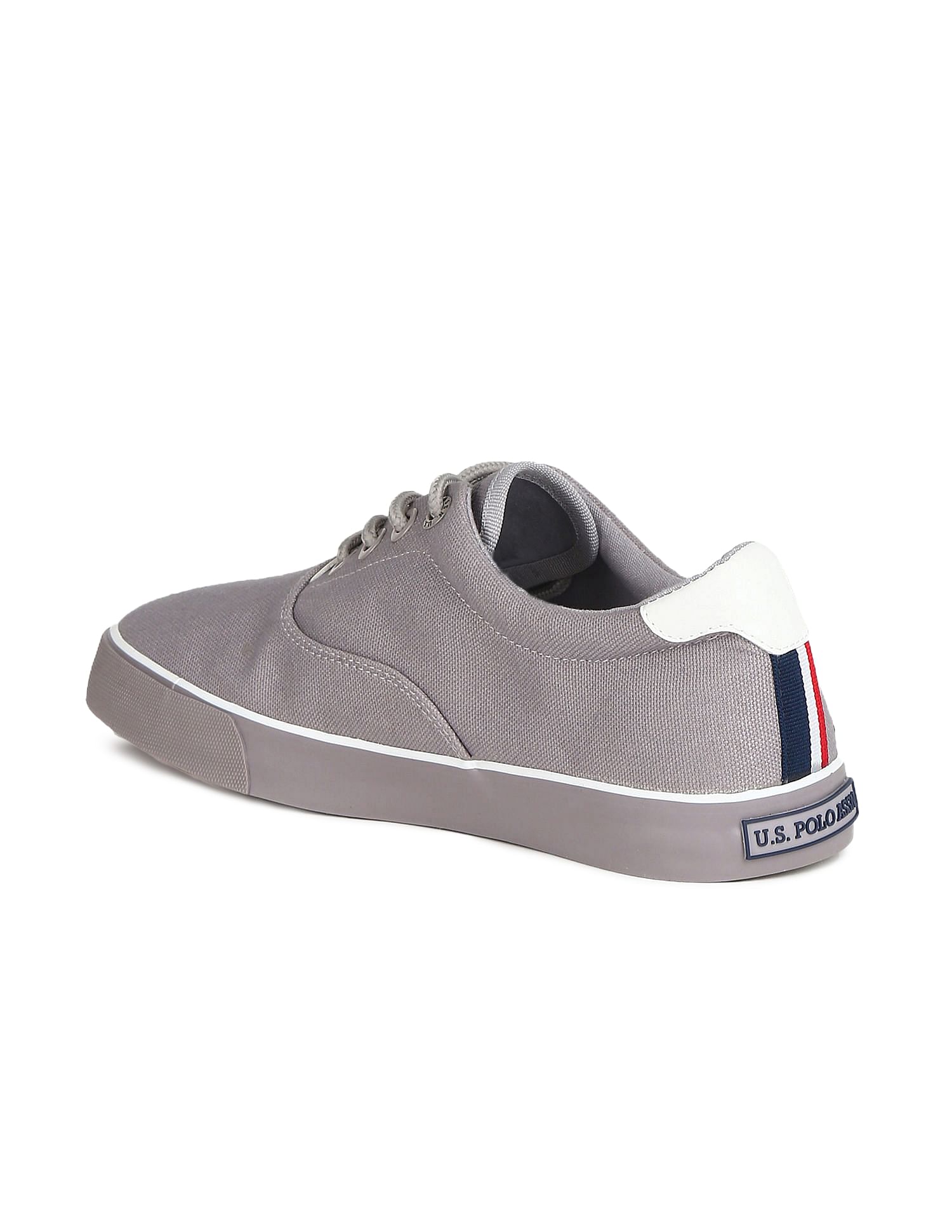 Canvas Lace Up Brentt 2.0 Sneakers Grey - U.S. Polo Assn. India | Large