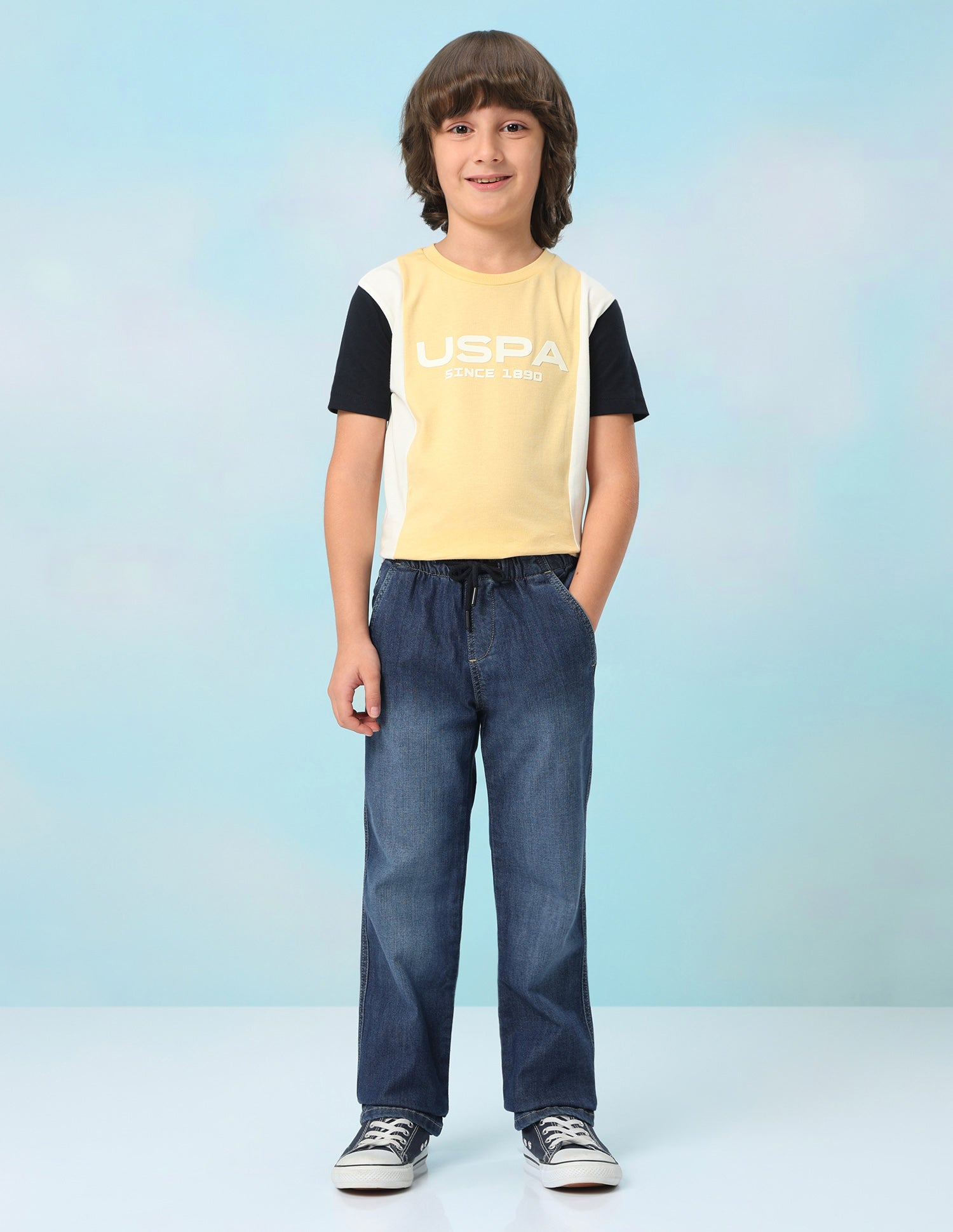 Mid Rise Regular Fit Jeans Indigo - U.S. Polo Assn. India | Large