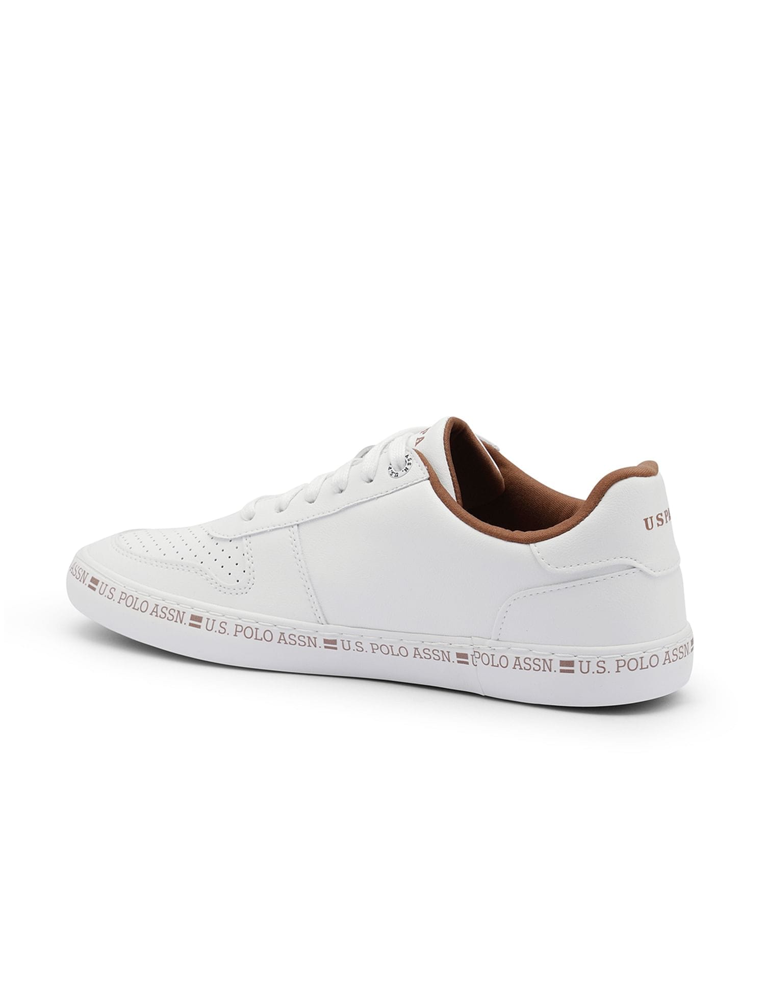 Men Round Toe Conrad 3.0 Sneakers Off White - U.S. Polo Assn. India | Large