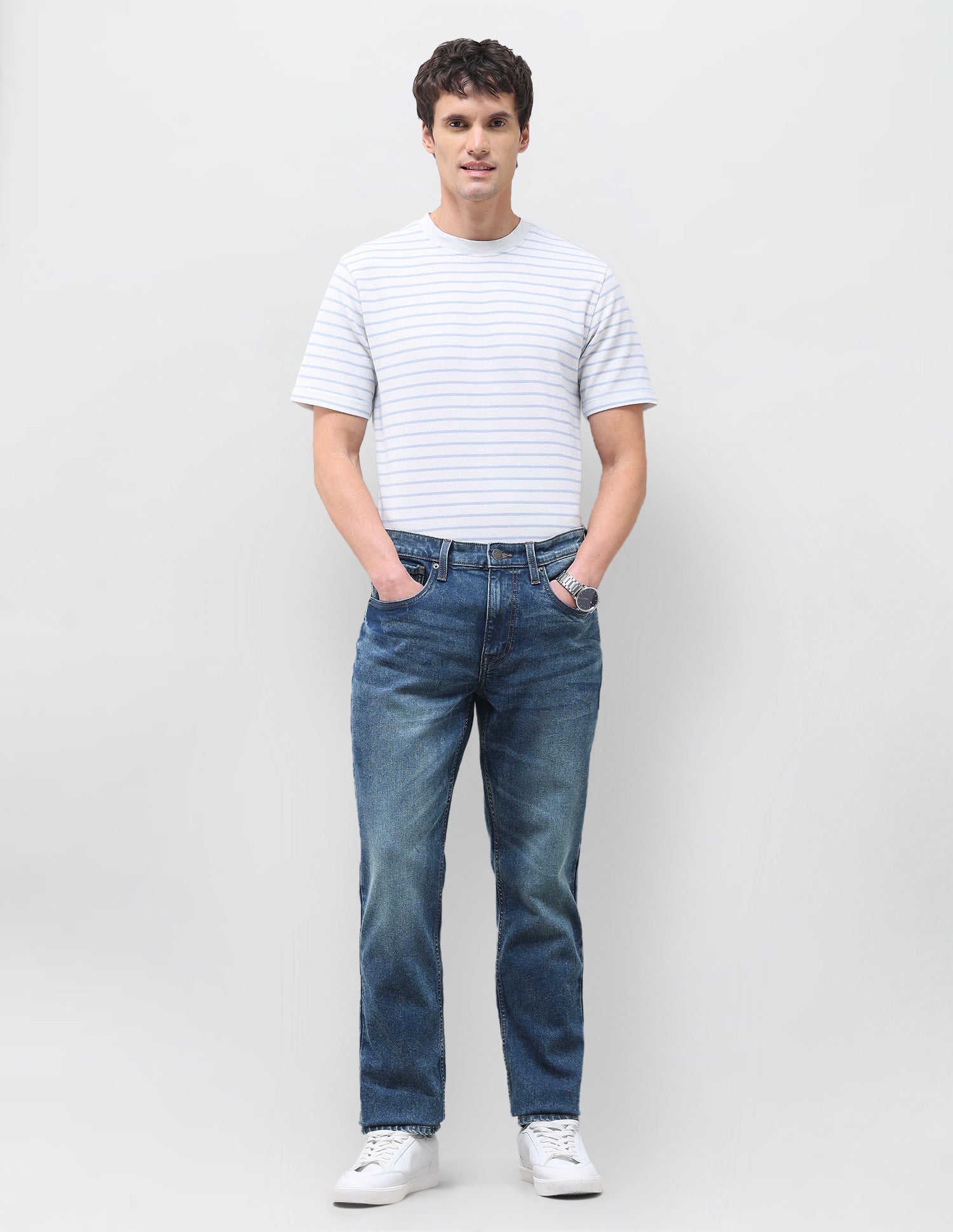 Harold Slim Straight Fit Blue Jeans Indigo - U.S. Polo Assn. India | Large