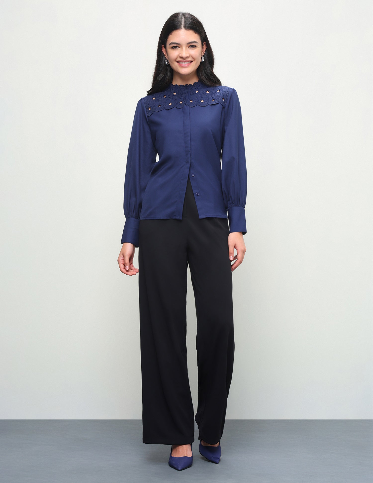 Solid Regular Fit Top Navy - U.S. Polo Assn. India | Large