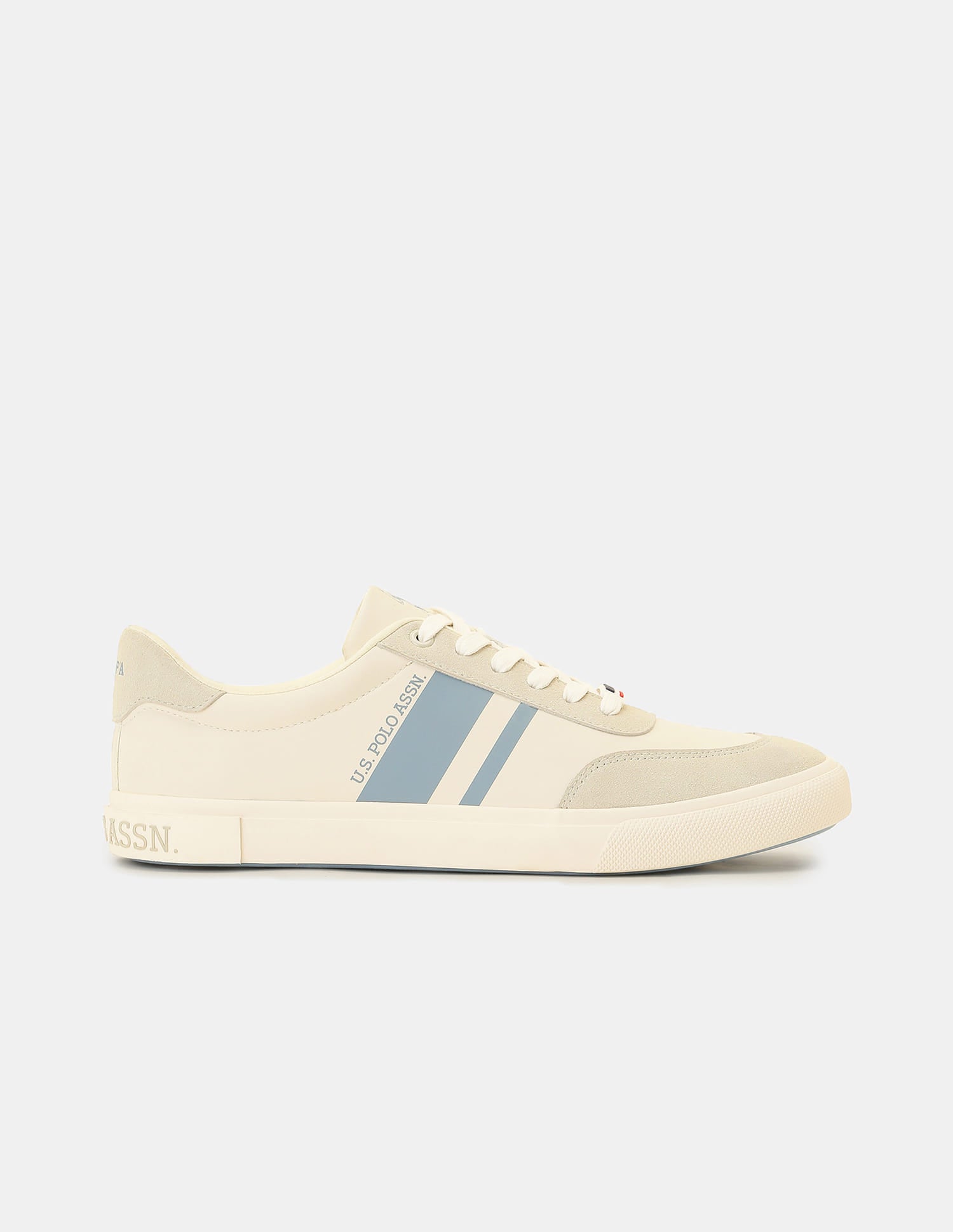Men Krister 4.0 Colourblocked Sneakers Cream - U.S. Polo Assn. India | Large