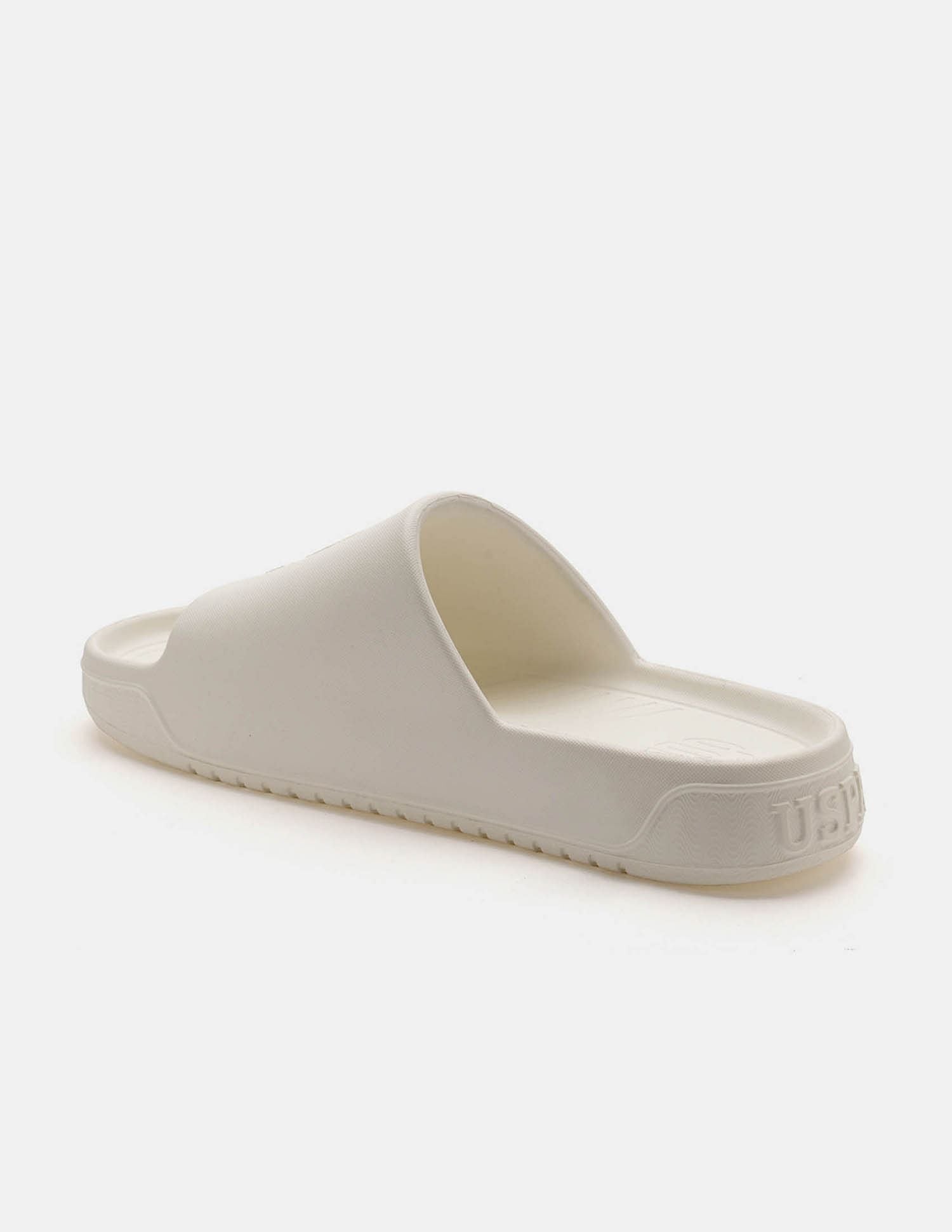 Men Palmer Open Toe Slippers White - U.S. POLO ASSN. | Large