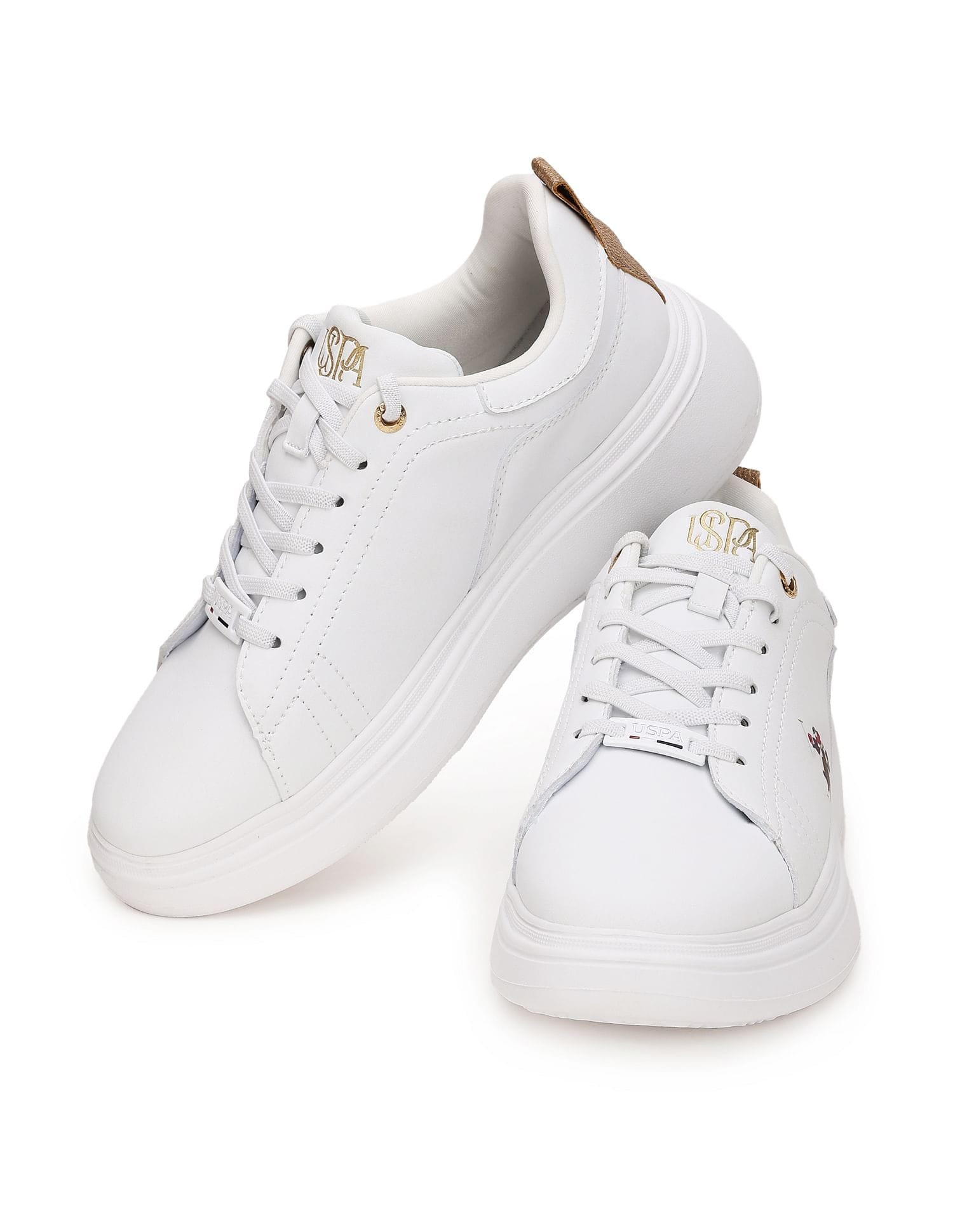 Ariel 2.0 White Light Weight Sneaker Shoes White - U.S. Polo Assn. India | Large