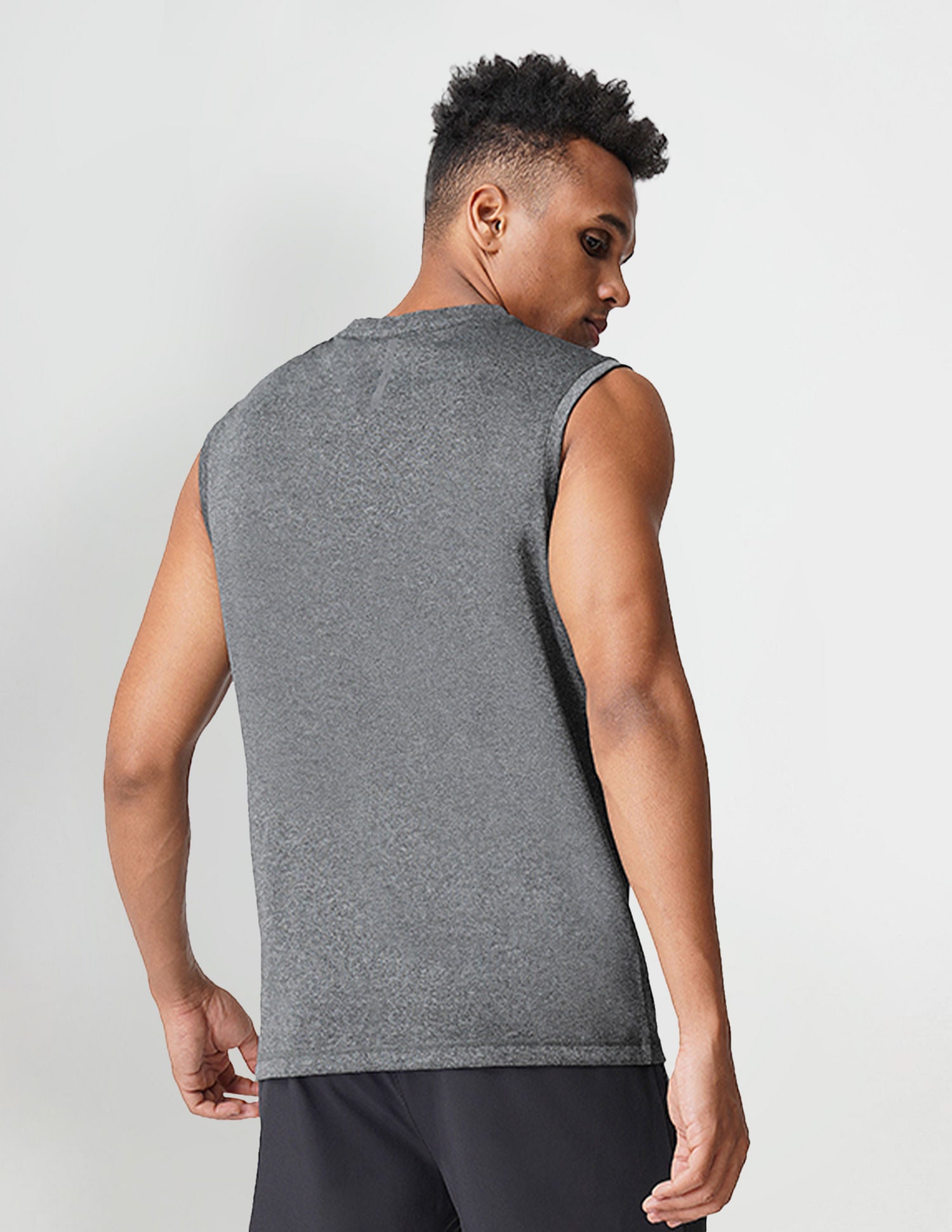 Sleeveless Brand Print Polyester I711 Vest - Pack Of 1 Grey - U.S. POLO ASSN. | Large