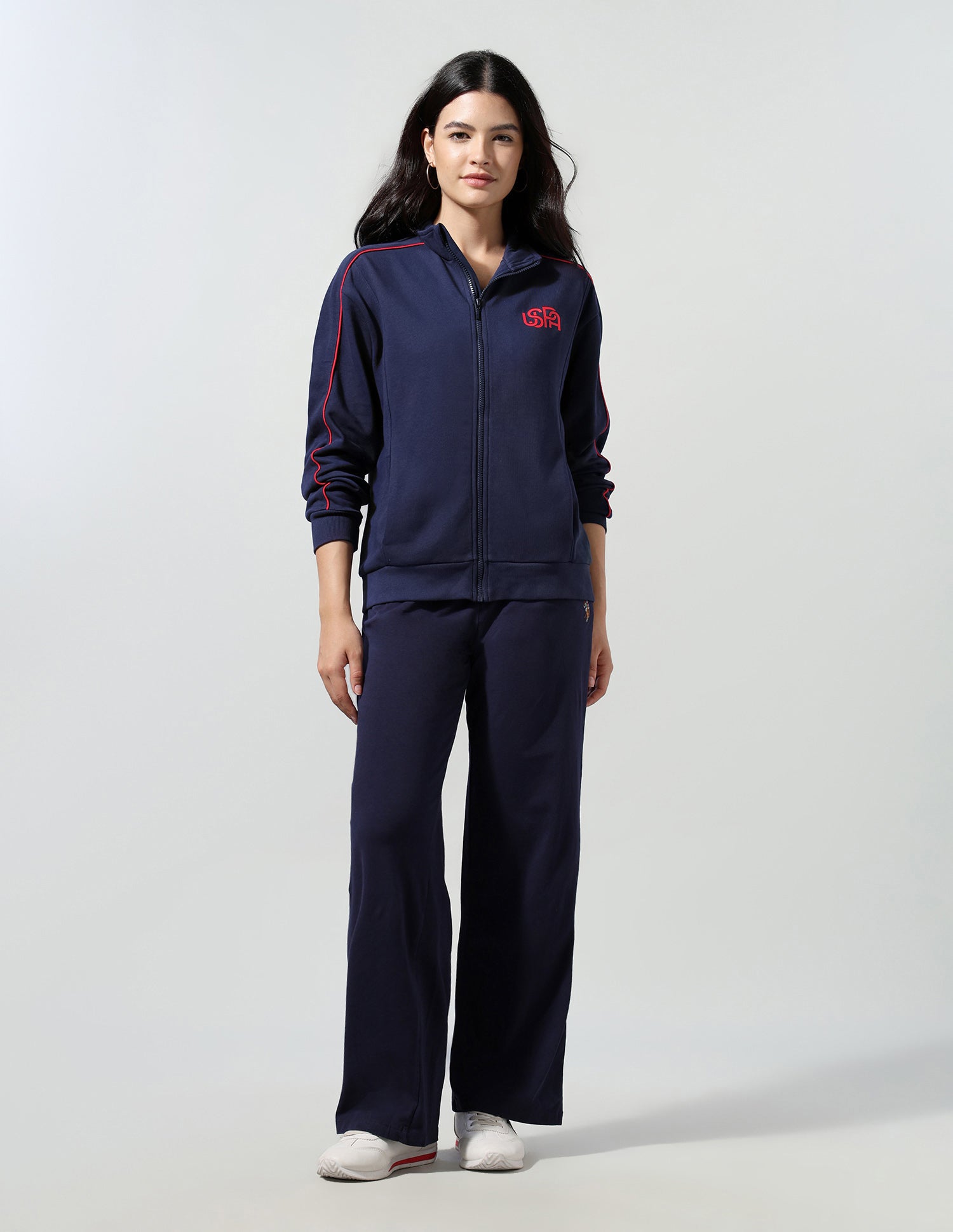 High Neck Zipper Jacket Navy - U.S. Polo Assn. India | Large