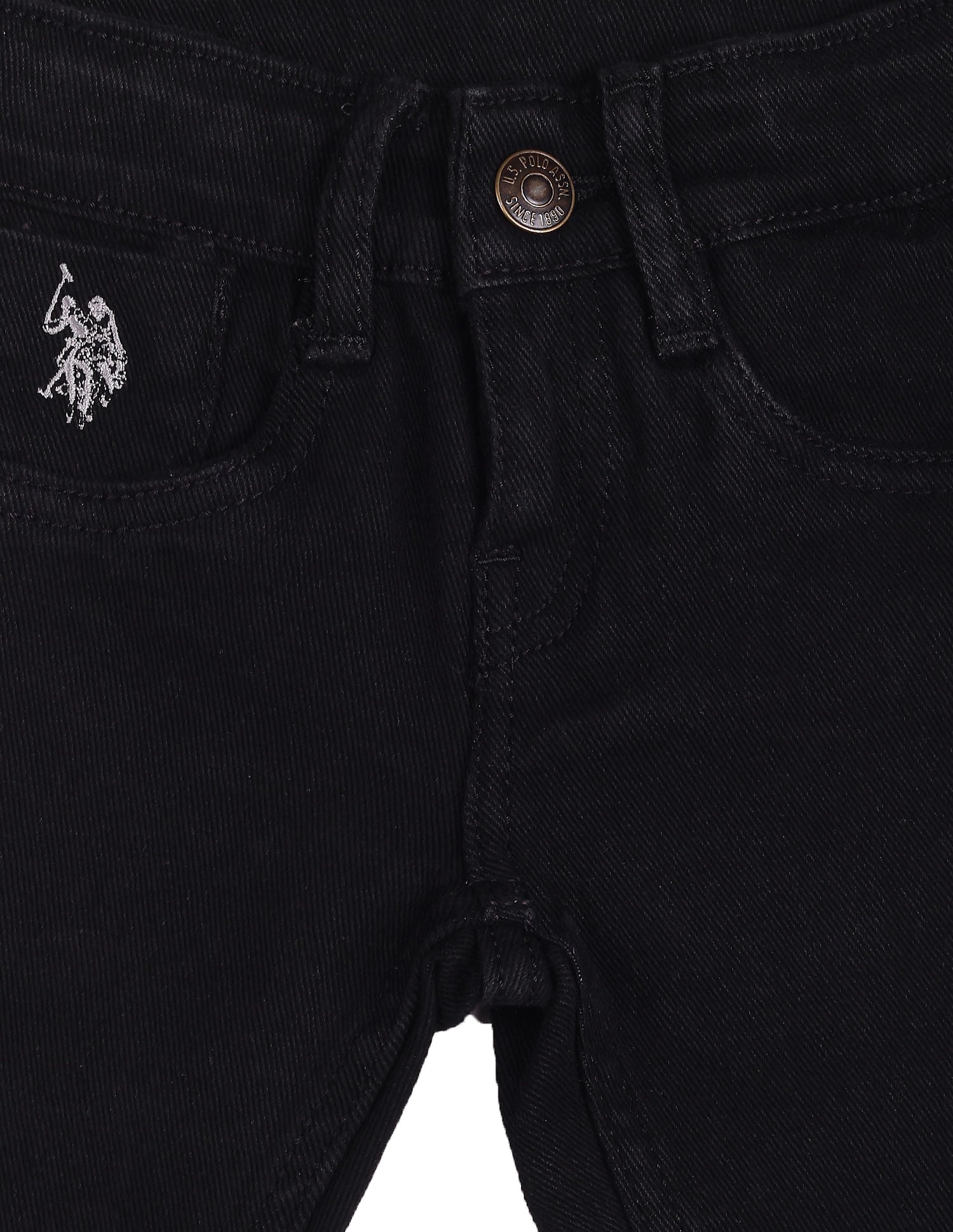 Slim Fit Black Jeans Black - U.S. POLO ASSN. | Large