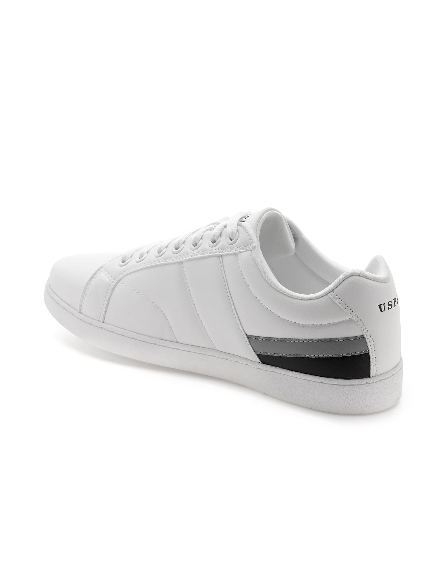 Vince Solid Casual Sneakers White - U.S. POLO ASSN. | Large