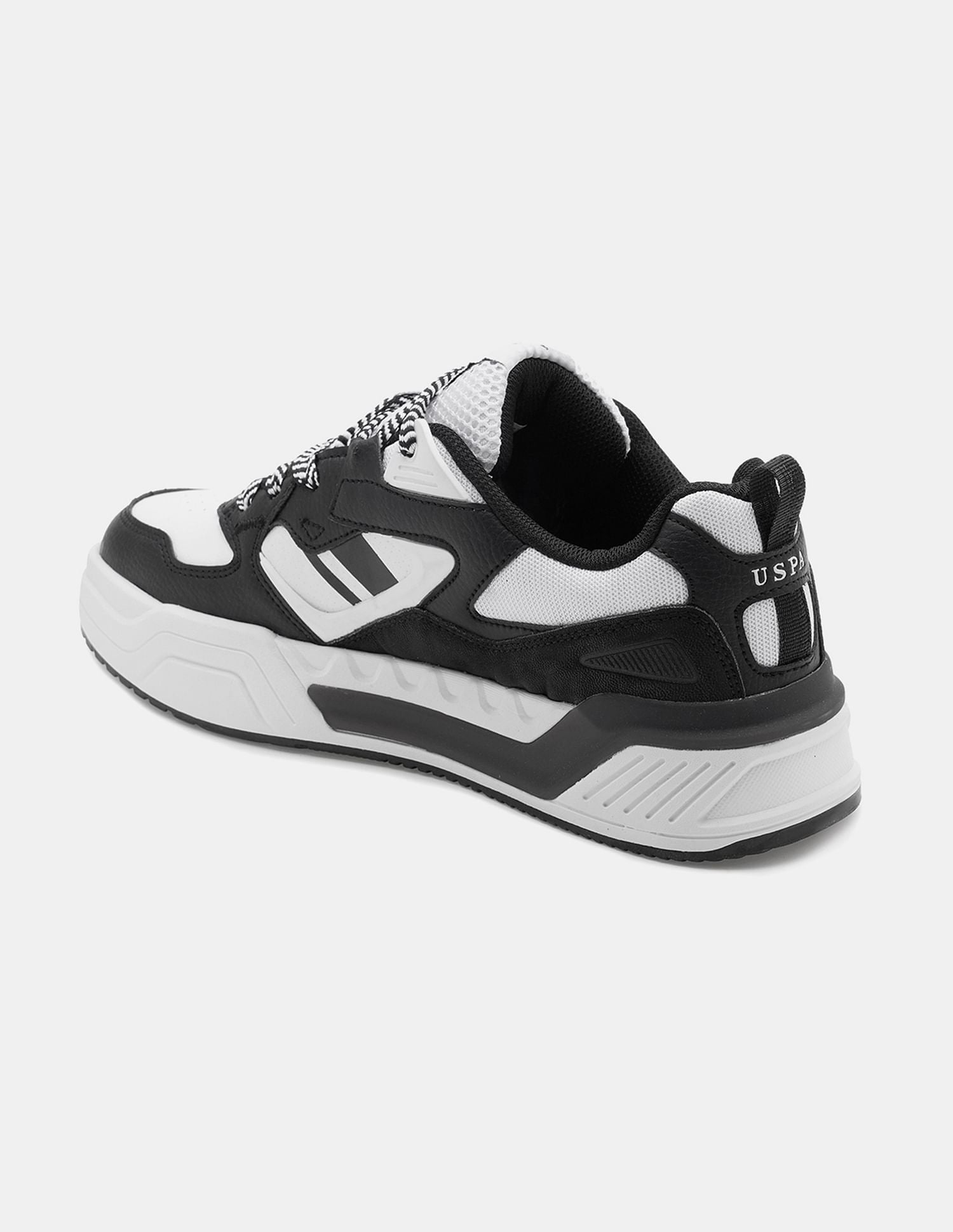 Men Damen Colour Blocked Sneakers Black - U.S. POLO ASSN. | Large