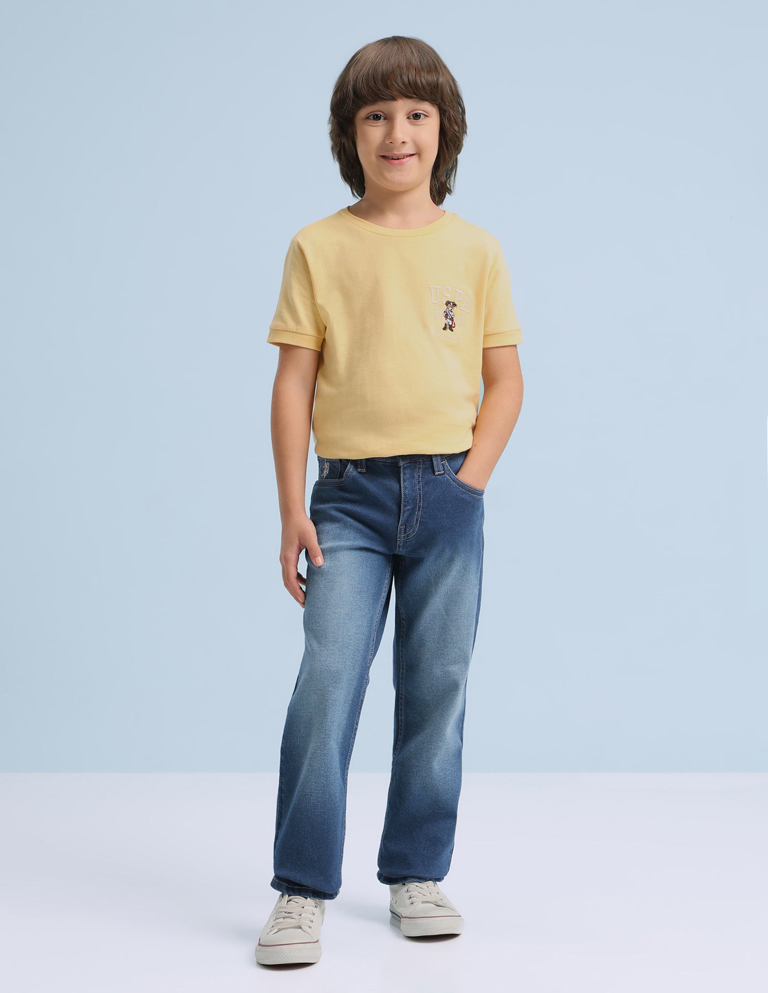 Harold Slim Straight Blue Jeans Indigo - U.S. Polo Assn. India | Large