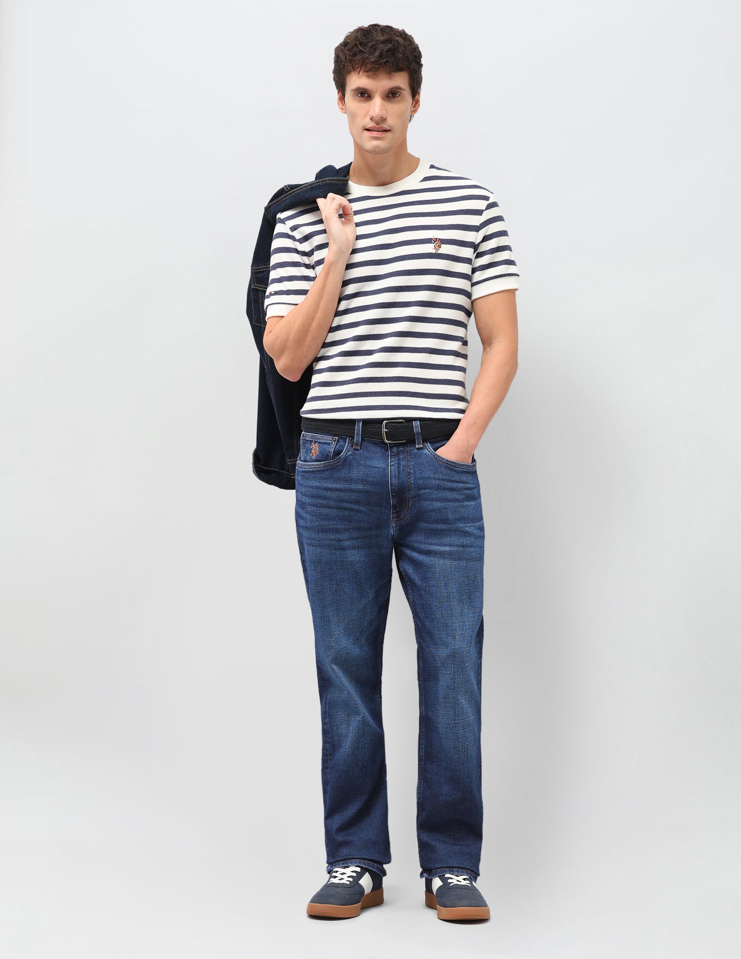 Connor Bootcut Fit Blue Jeans Dark Blue - U.S. Polo Assn. India | Large