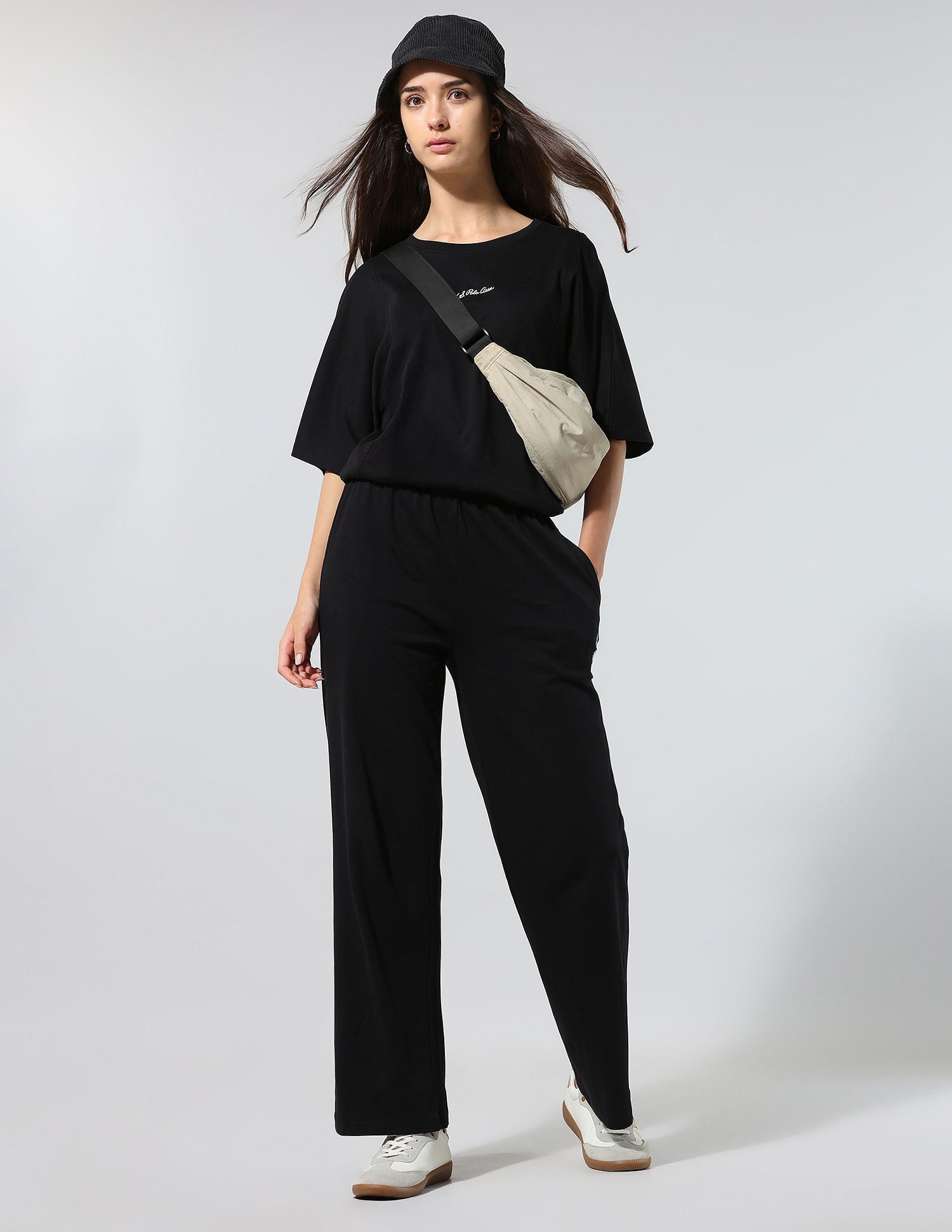 Relaxed Fit Solid Co-Ords Black - U.S. POLO ASSN. | Large