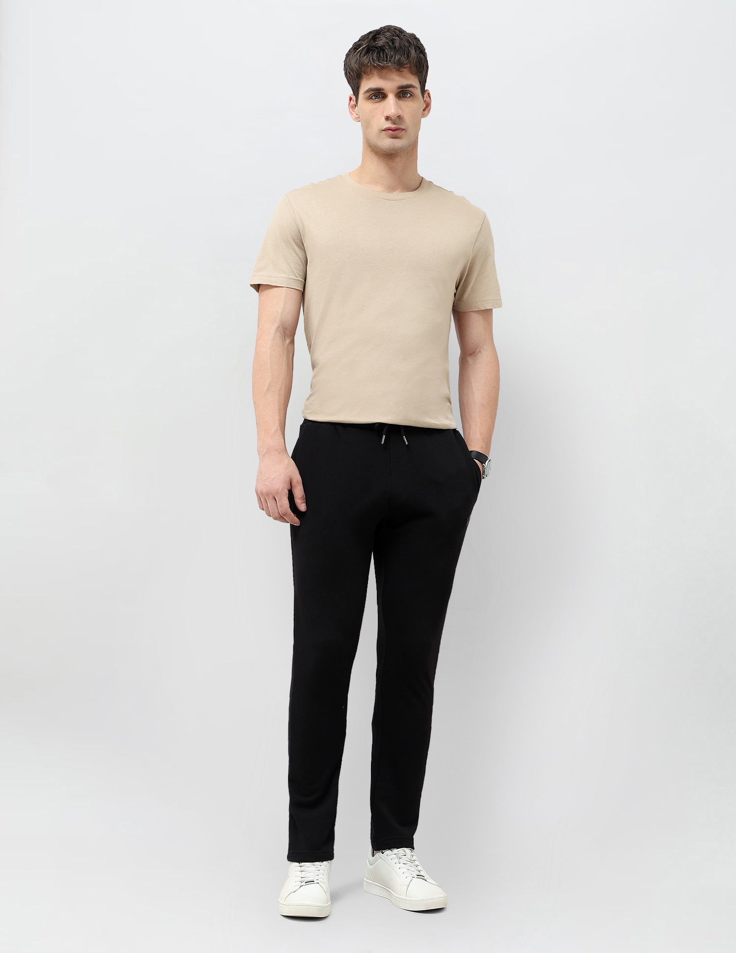 Solid Regular Fit Track Pants Black - U.S. POLO ASSN. | Large