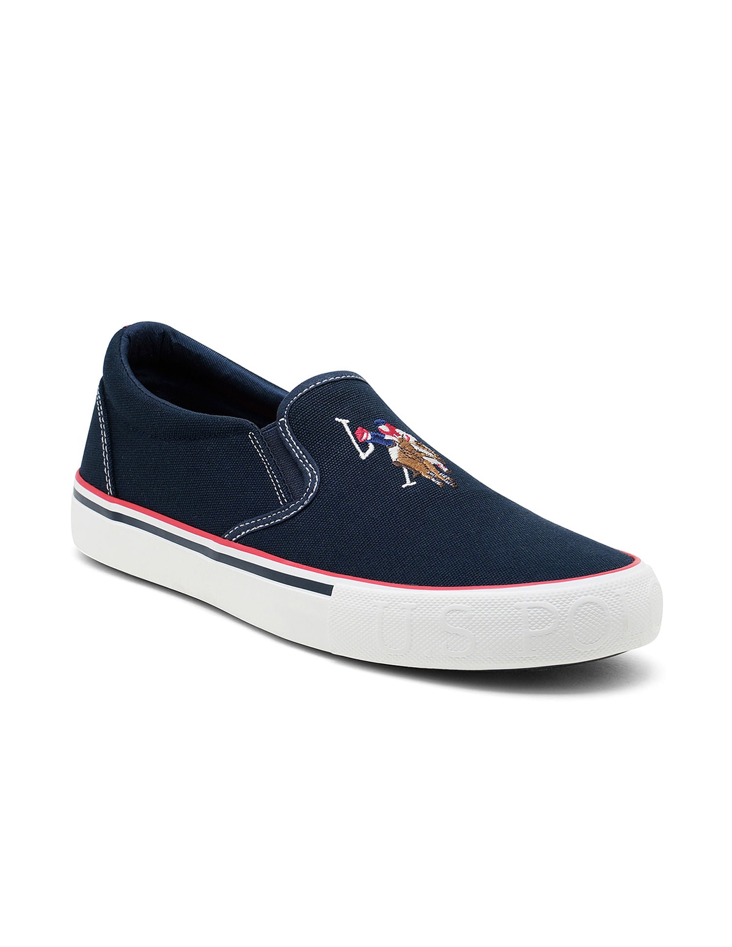 Men Skye Navy Classics Sneaker Slip On Navy - U.S. POLO ASSN. | Large
