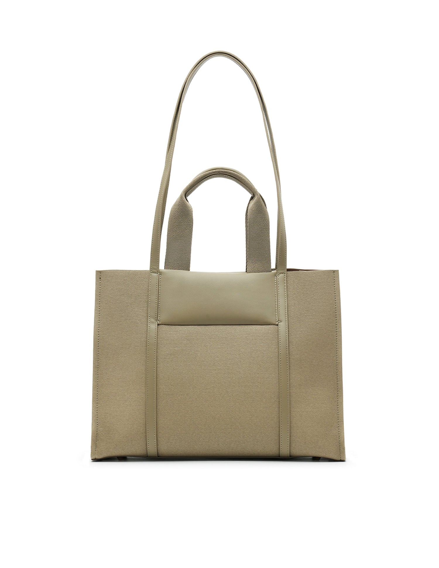 Nora Monogram Tote Bag Olive - U.S. Polo Assn. India | Large