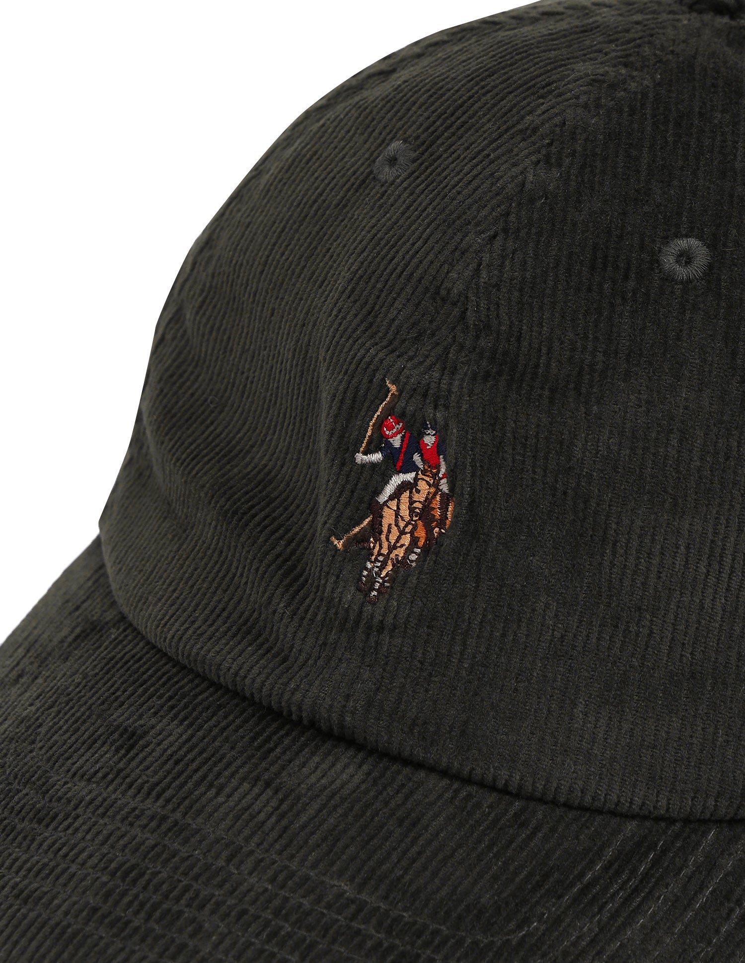 Brand Embroidered Cotton Cap Olive - U.S. Polo Assn. India | Large