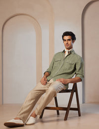 Pacho X Tailored Fit Linen Shirt