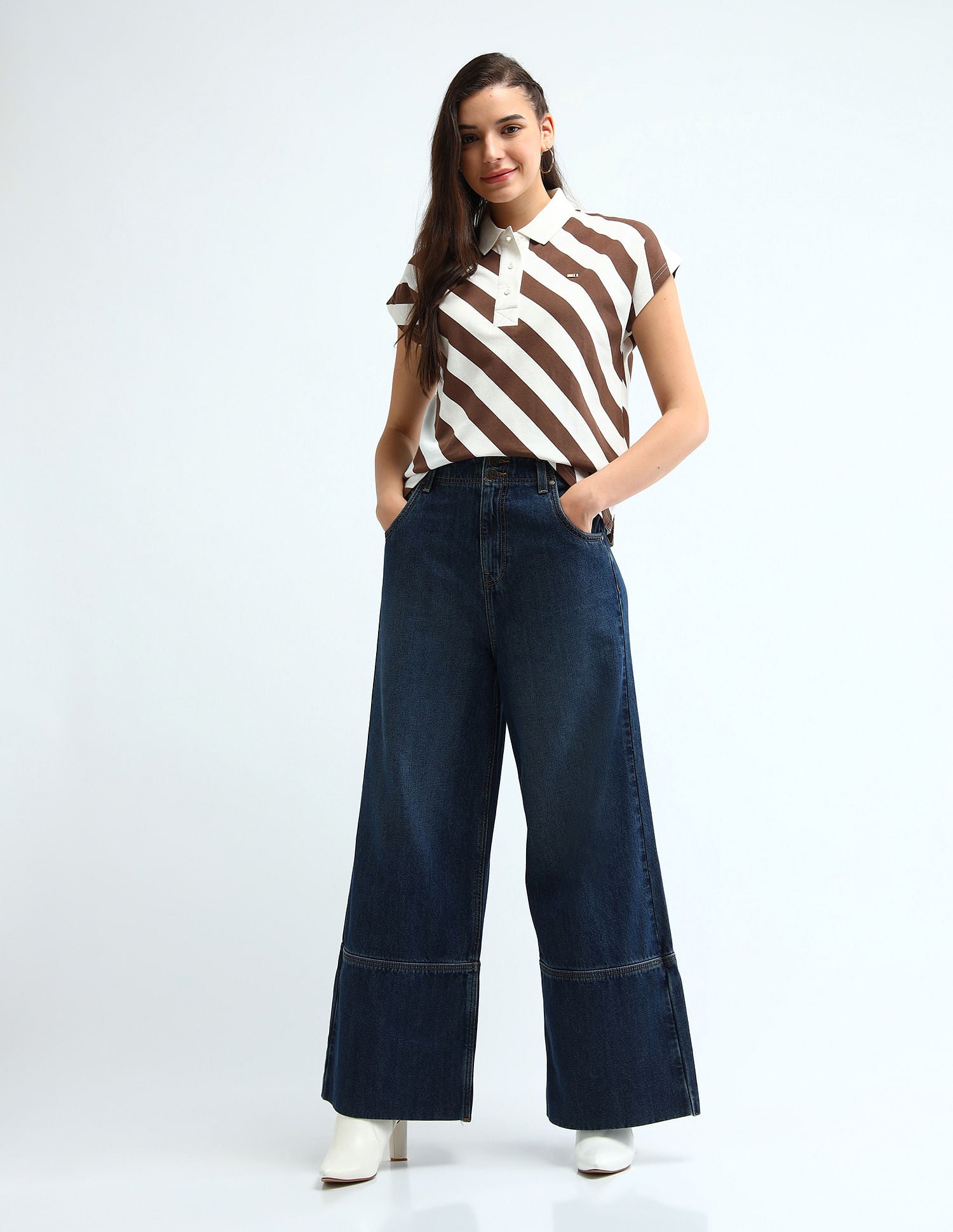 Extended Shoulder Cotton Polo Shirt Multicolour - U.S. POLO ASSN. | Large